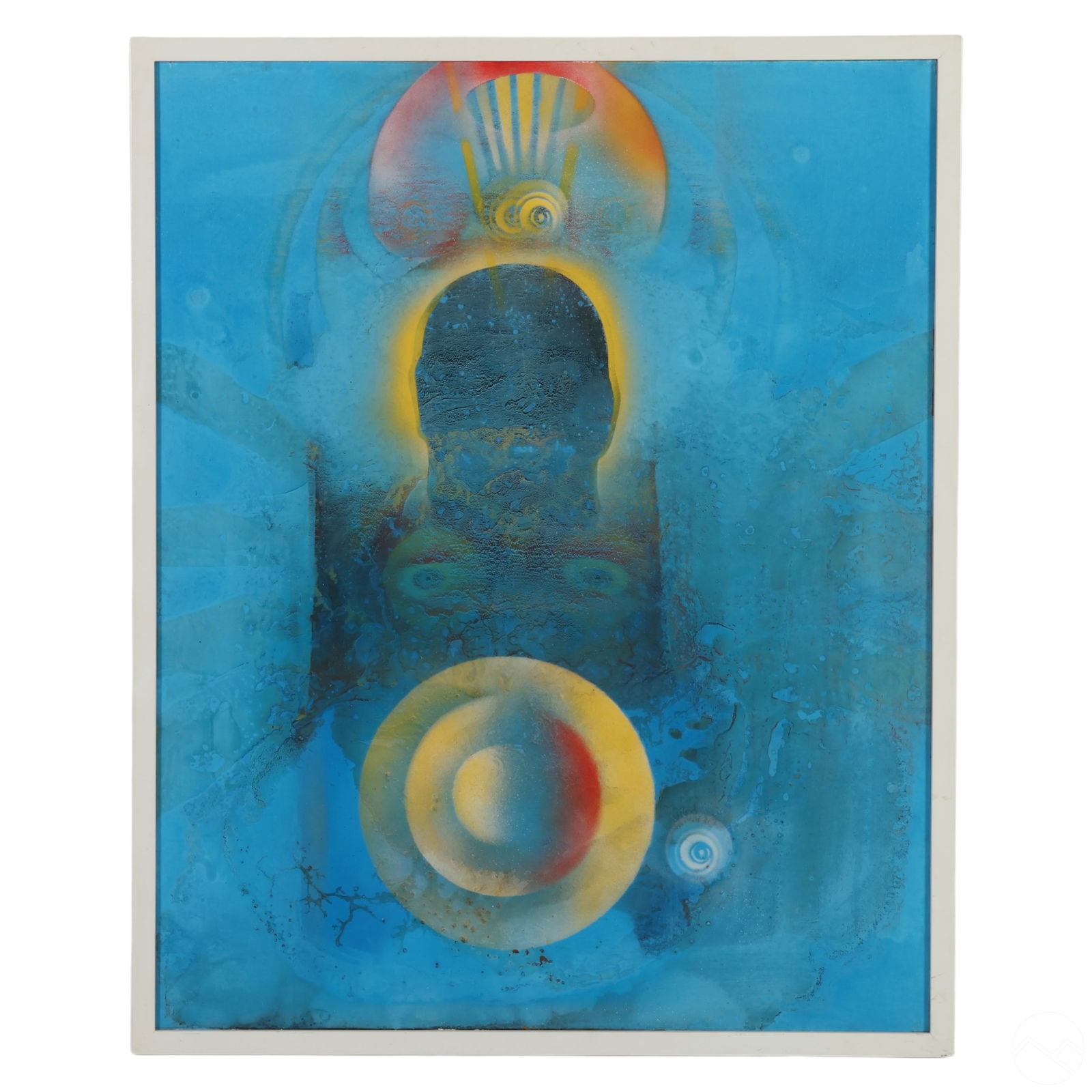 Norman Mejia 1938-2012 Colombian Abstract Painting (1 of 6)