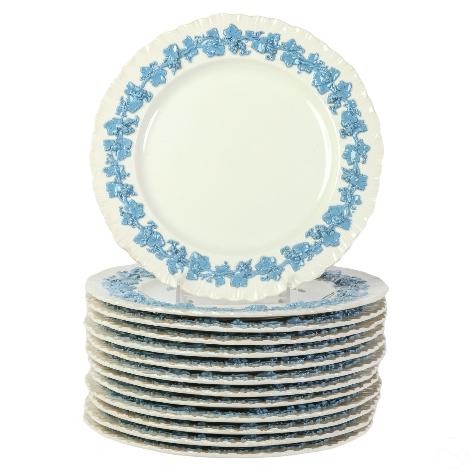 Wedgwood Porcelain Light Blue Queensware 68pc. SET (1 of 15)