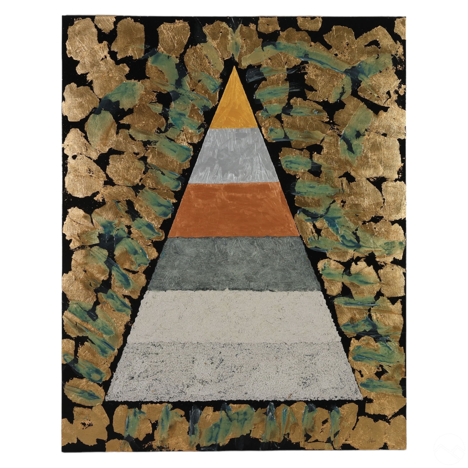 Lauren Nuhn Ross b.1981 Modern Abstract Painting (1 of 6)