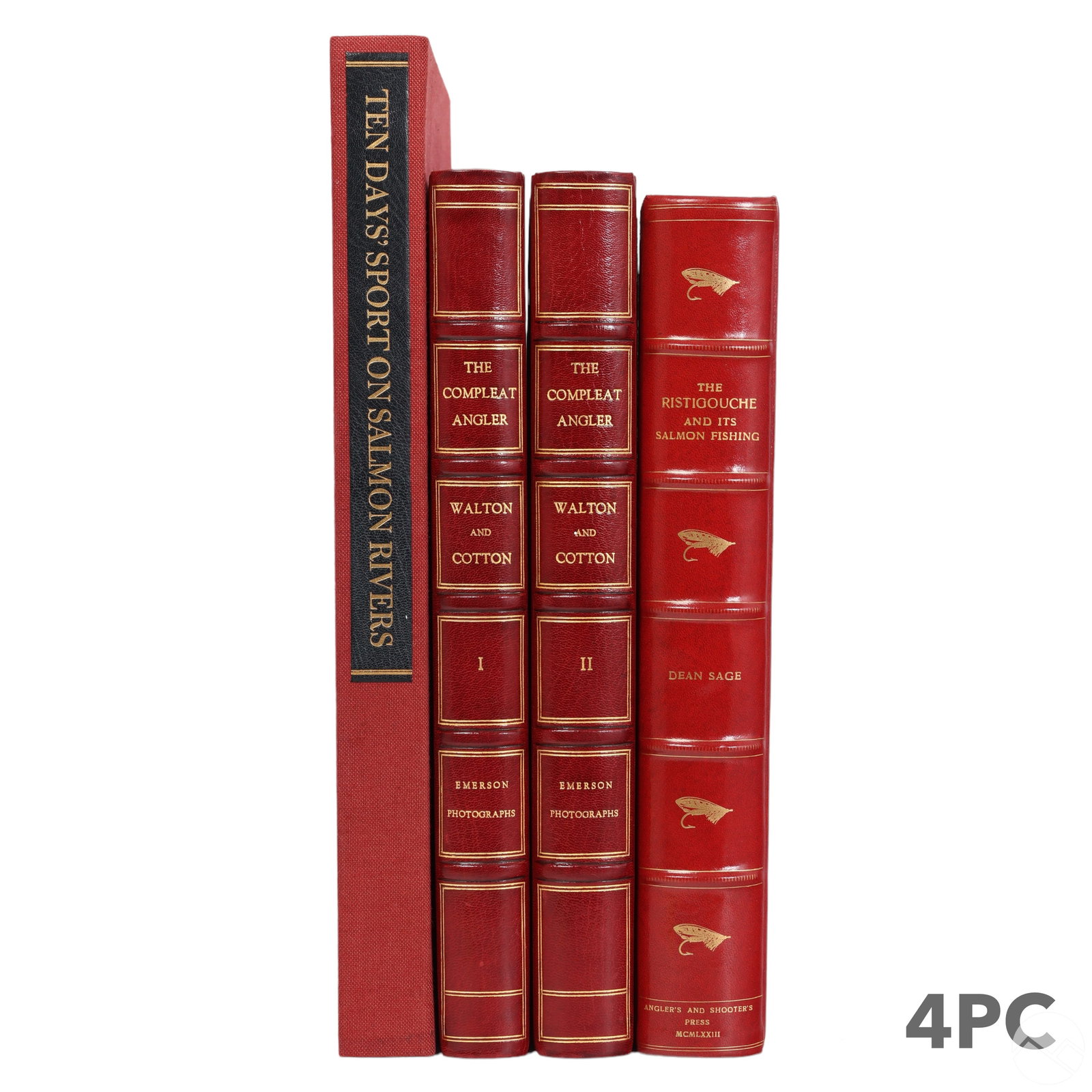 Antique First Edition Sport Fishing Book 4pc LOT (1 of 11)