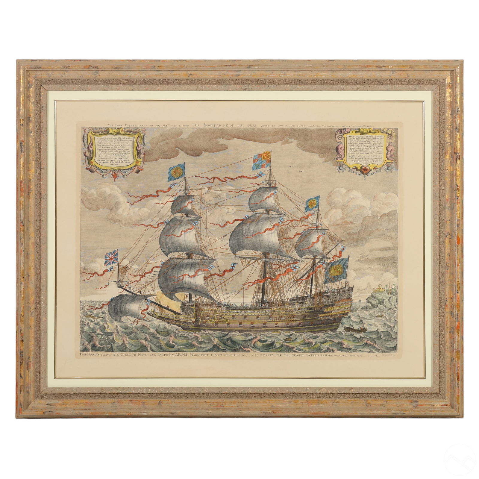 English Naval Seascape Lithograph after John Payne (1 of 8)