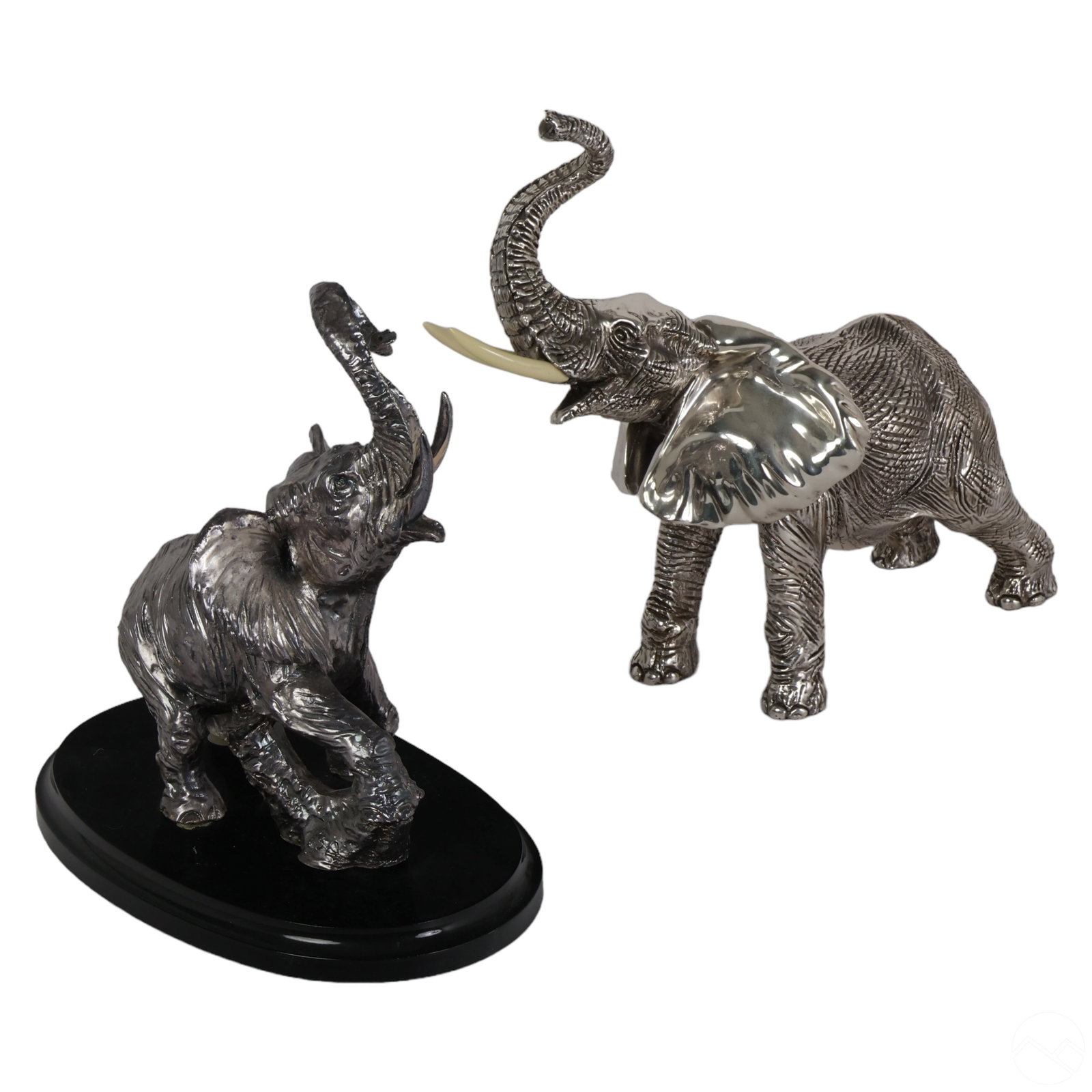 Italian & Mexican Electroplate Elephant Sculptures (1 of 9)