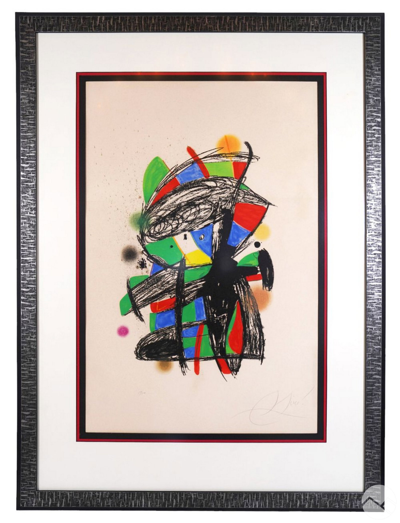Joan Miro Arlequin Enturbanne Color Litho SIGNED (1 of 18)