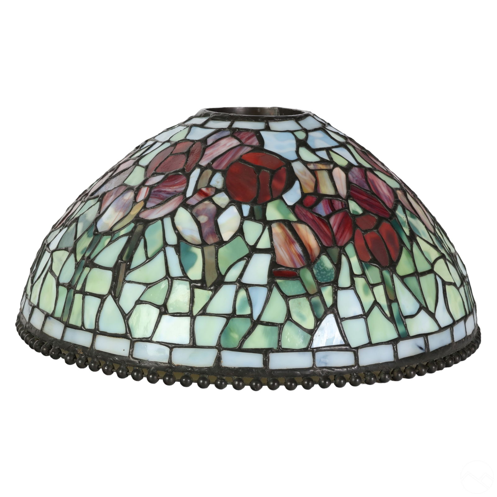 Studio Stained Glass Lamp Shade Manner Of Tiffany (1 of 8)