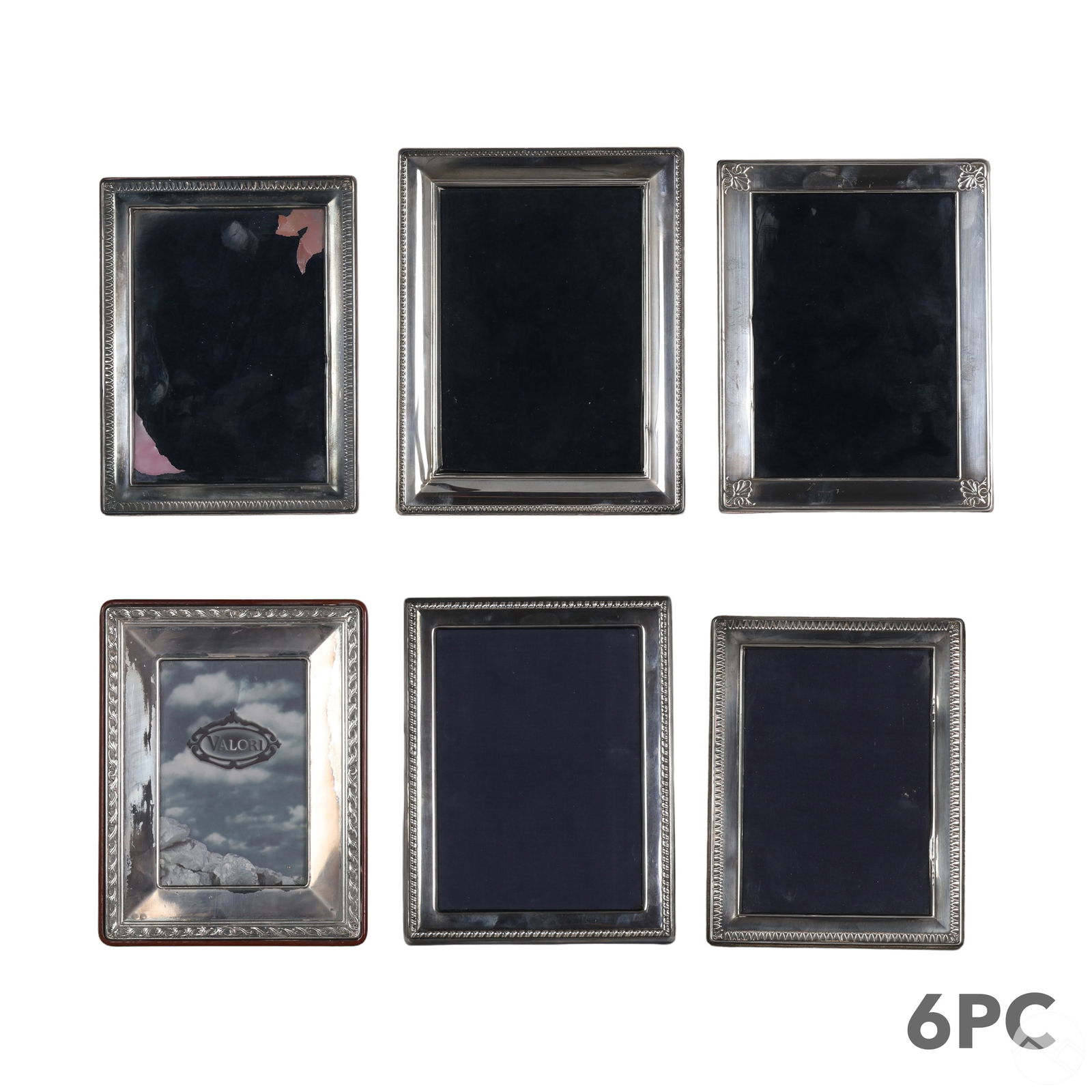 Sterling Silver Photograph Picture Frames 6pc. LOT (1 of 6)