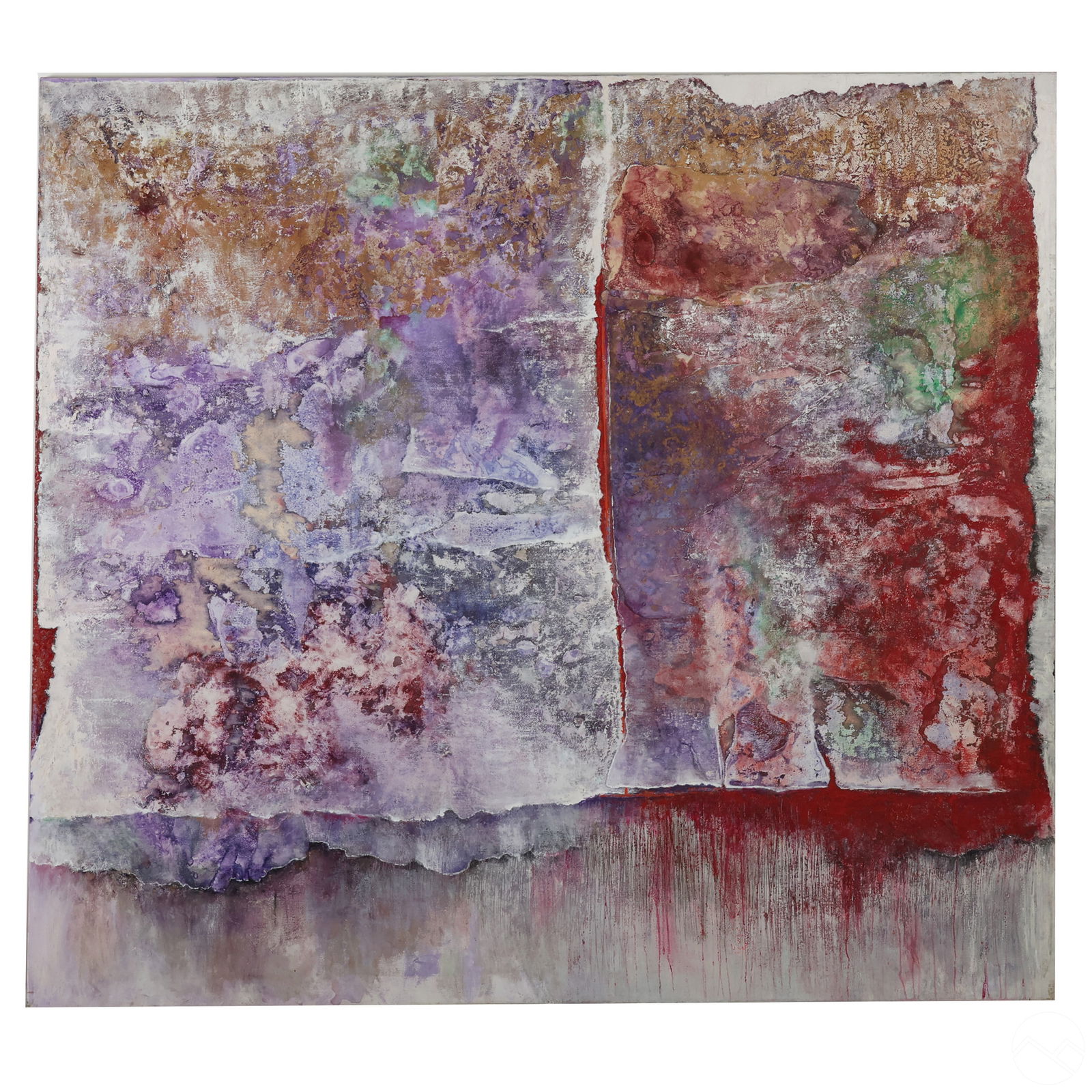 Edoardo Giordano 1904-1975 Abstract Oil Painting (1 of 8)