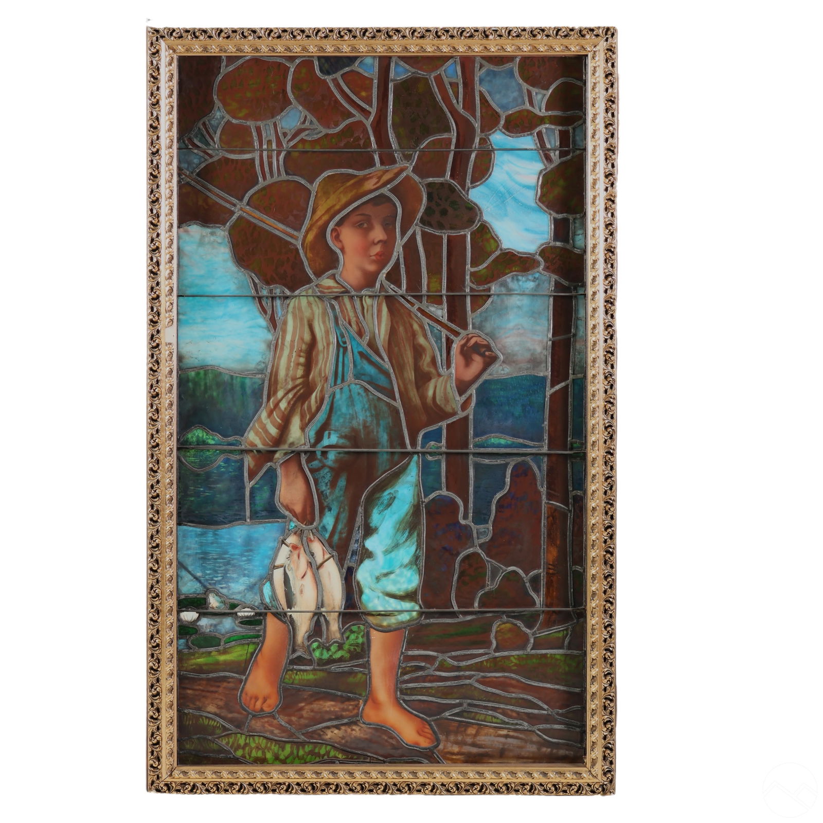 Antique Stained Glass Window Architectural Element (1 of 11)