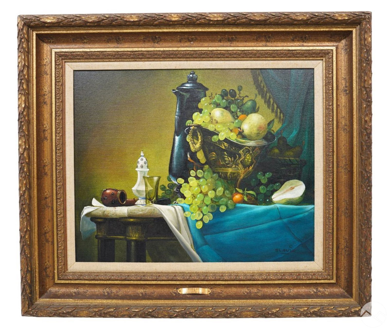 Stuart Slavik 20th C. Still Life Oil Painting (1 of 9)