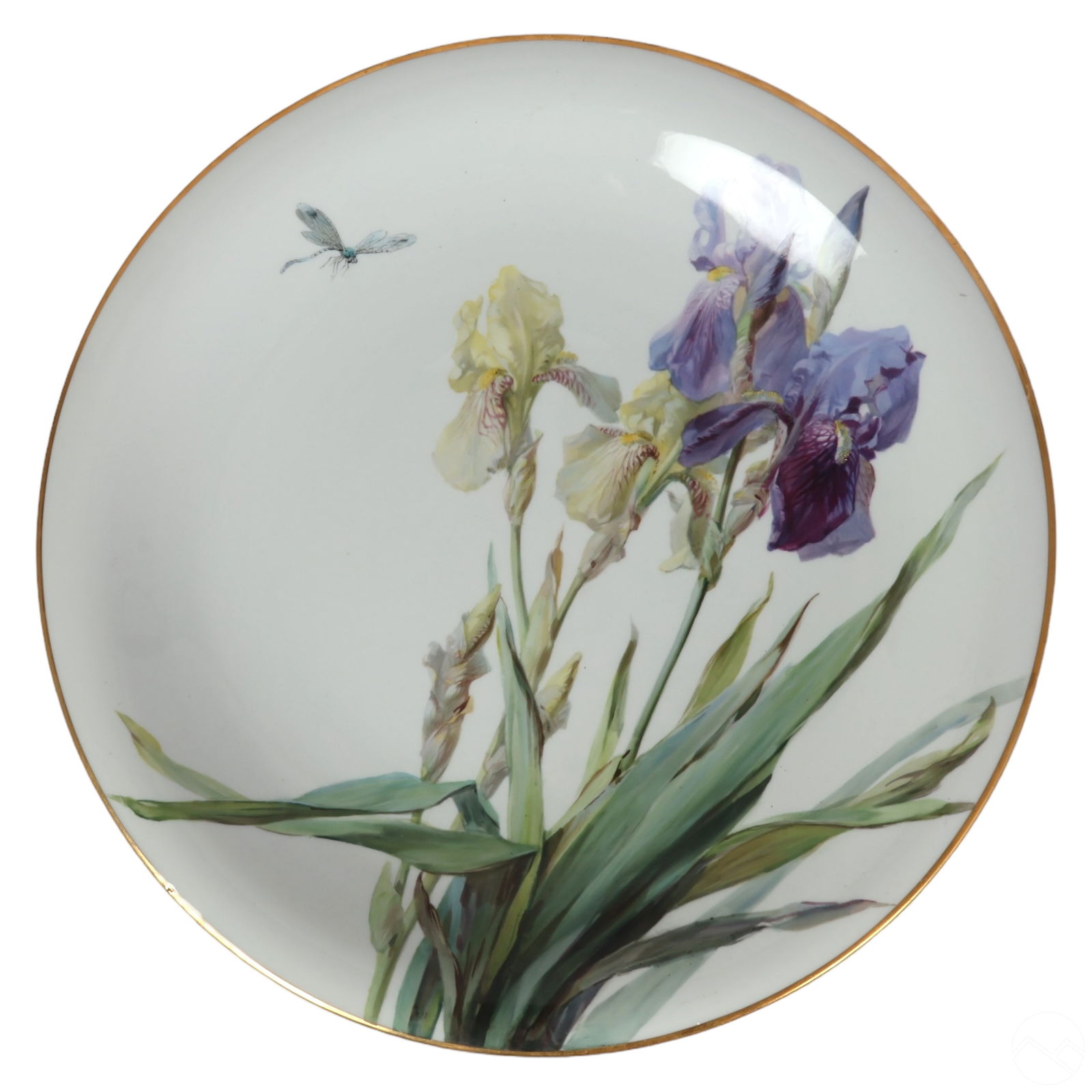 Meissen German Porcelain 18" Botanical Charger (1 of 4)