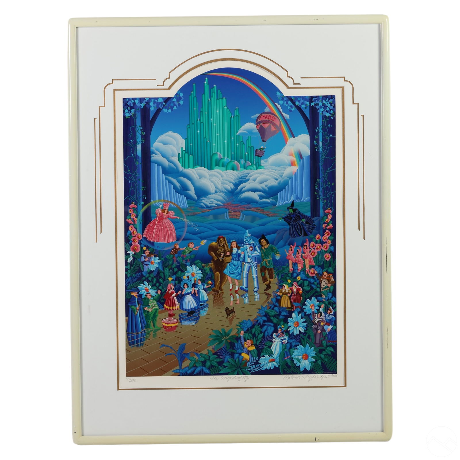 Melanie T Kent b1946 The Wizard of Oz Print SIGNED (1 of 8)