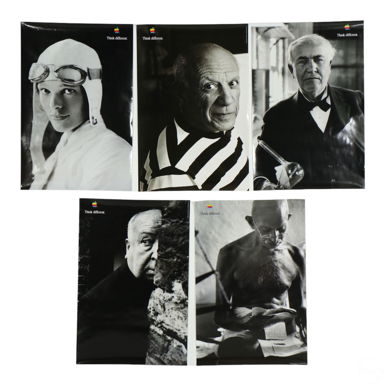 Apple Macintosh Think Different Ad Posters 5pc LOT (1 of 5)