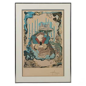 Salvador Dali 1904-1989 Courtesan LE Litho SIGNED (1 of 6)