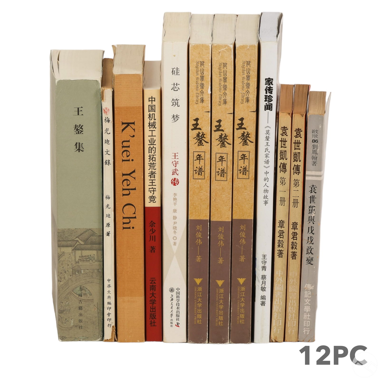 Chinese Antique Books of Literature 12p ESTATE LOT (1 of 4)