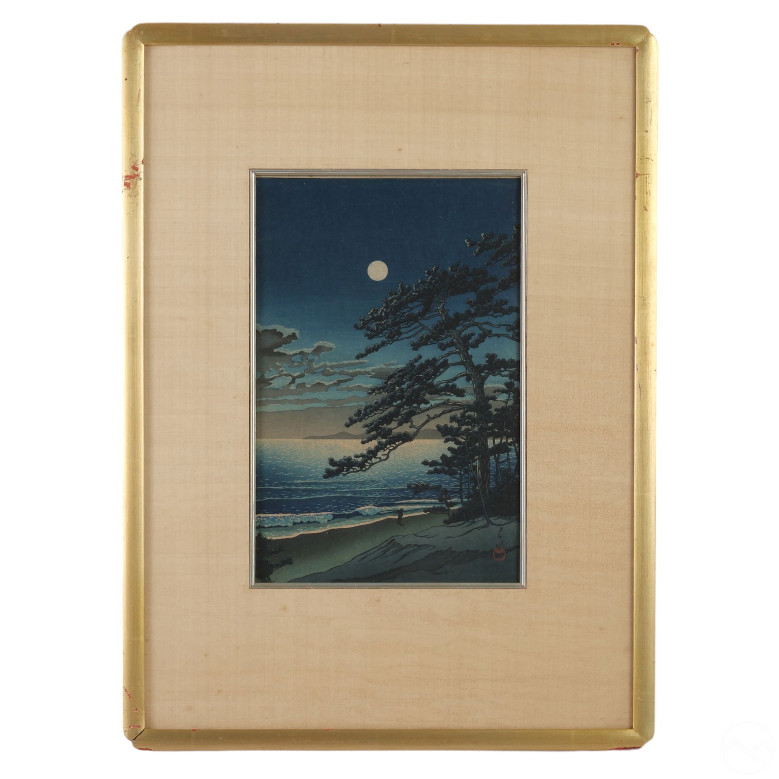 Kawase Jasui Woodblock Print "Spring Moon" FRAMED (1 of 5)