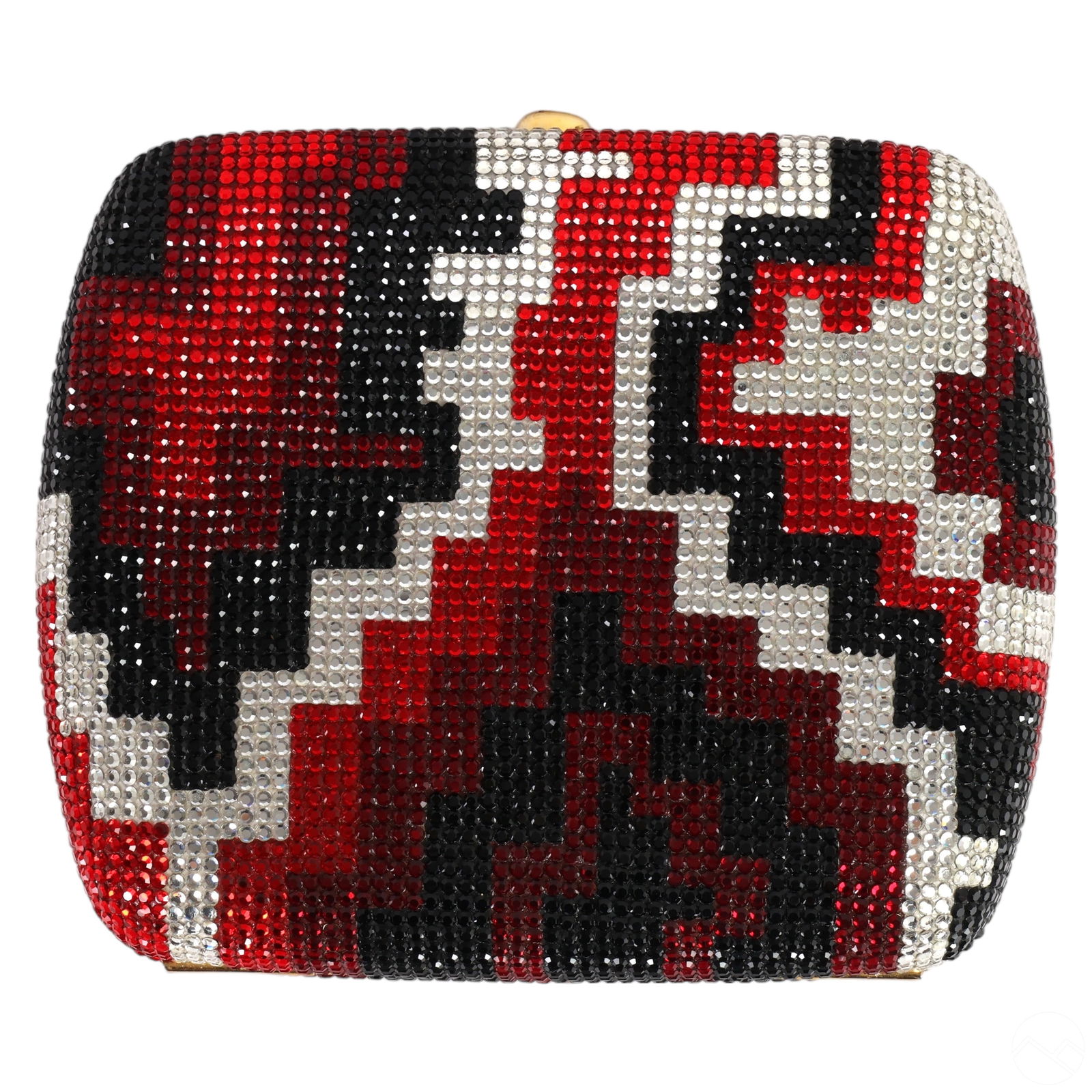 Judith Leiber Crystal Minaudiere Evening Bag Purse (1 of 7)