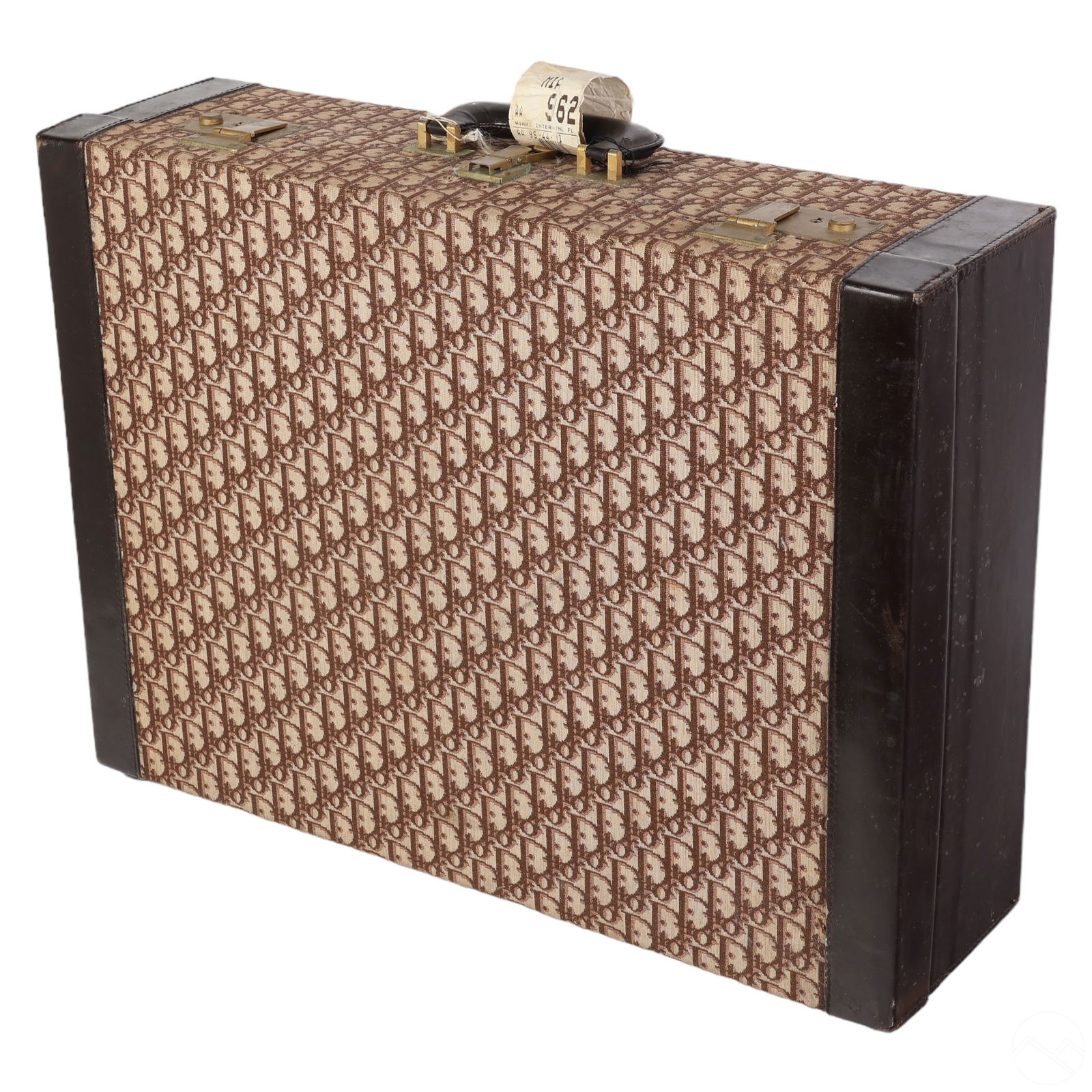 Christian Dior Vintage Monogram CD Hard Suitcase (1 of 6)