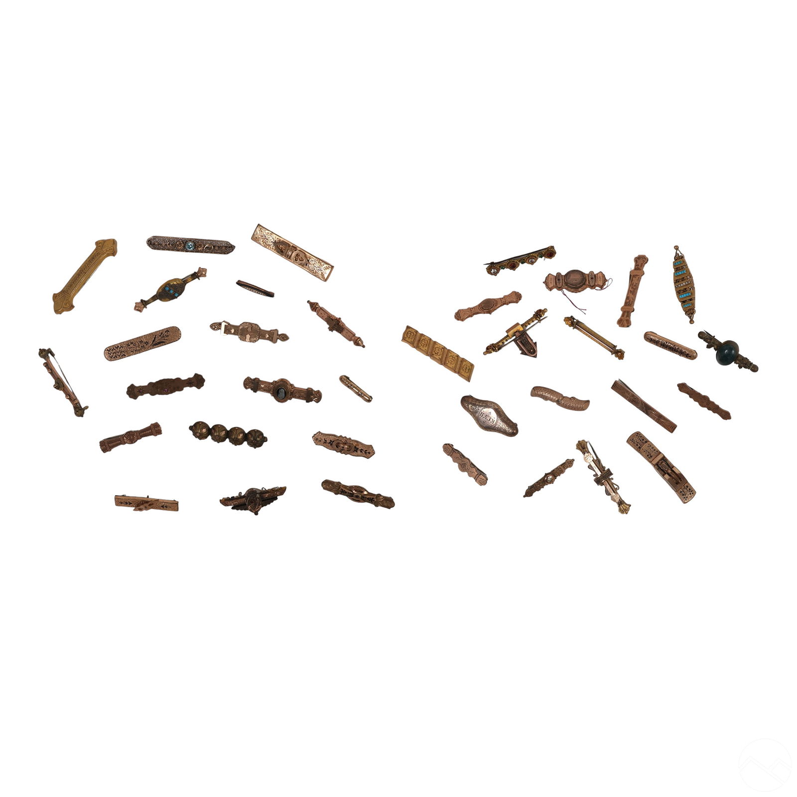 Antique Gold Filled Filigree Brooch Pin ESTATE LOT (1 of 3)