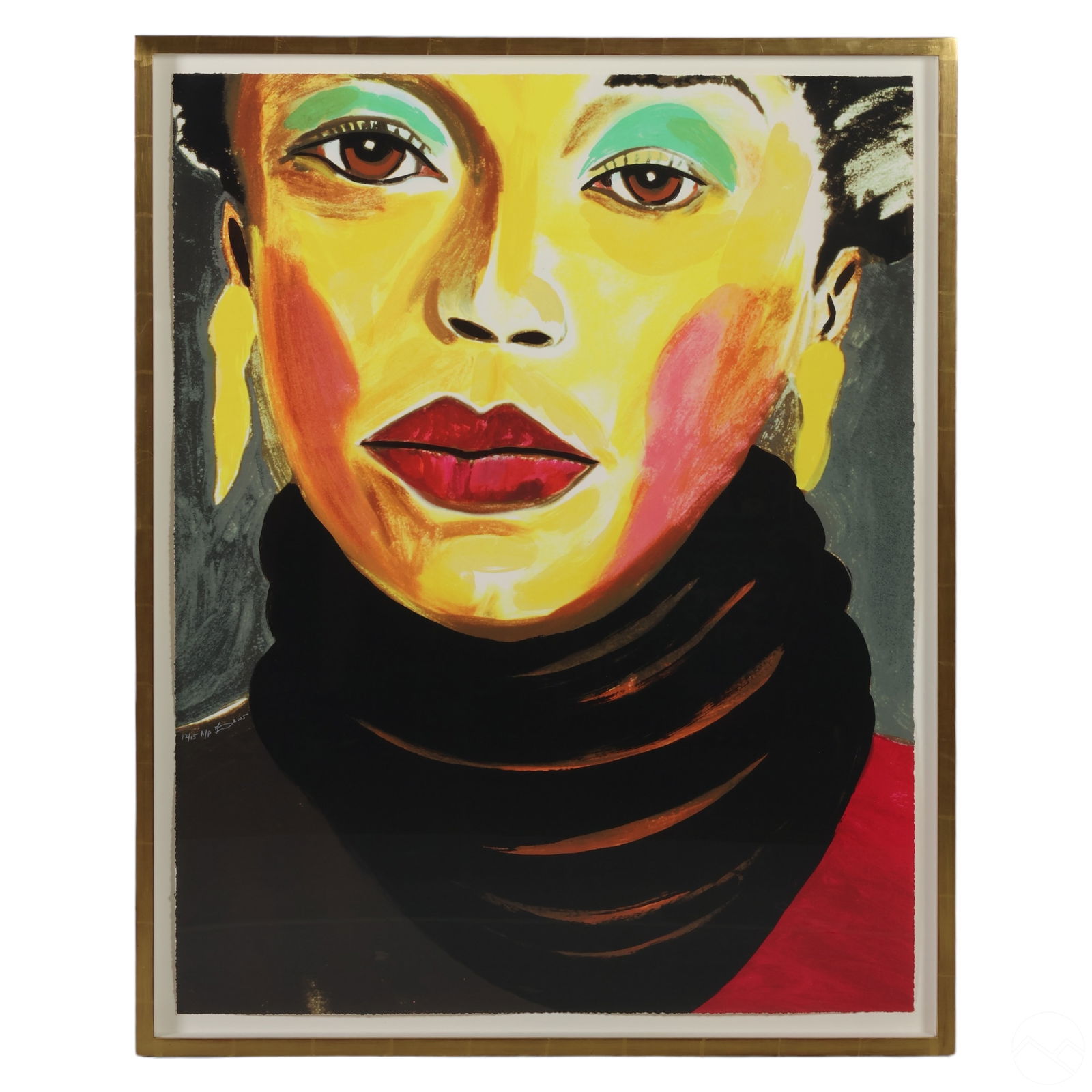 Frederick Brown 1945-2012 AP S.Vaughn Print SIGNED (1 of 6)