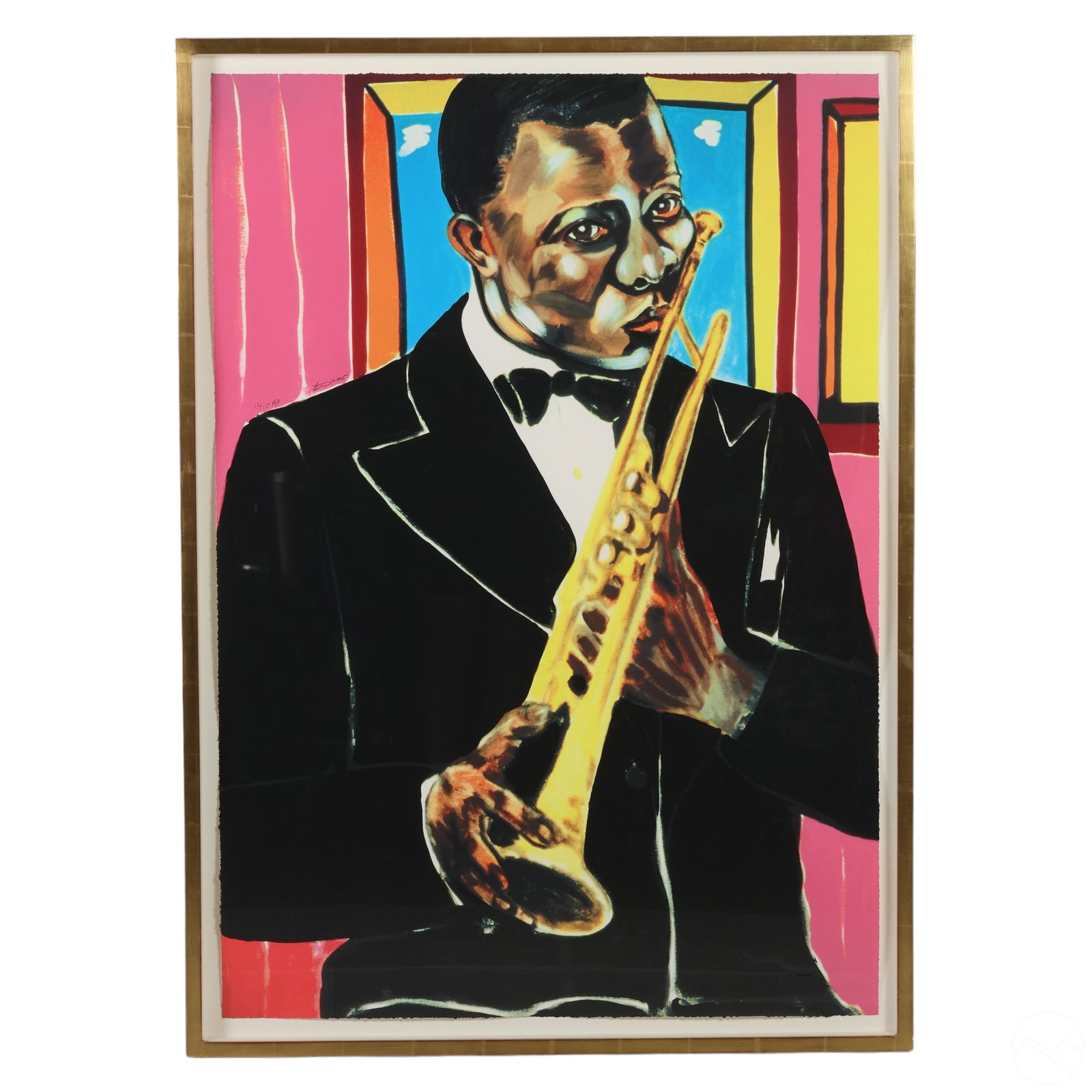 Frederick Brown 1945-2012 L Armstrong Print SIGNED (1 of 6)