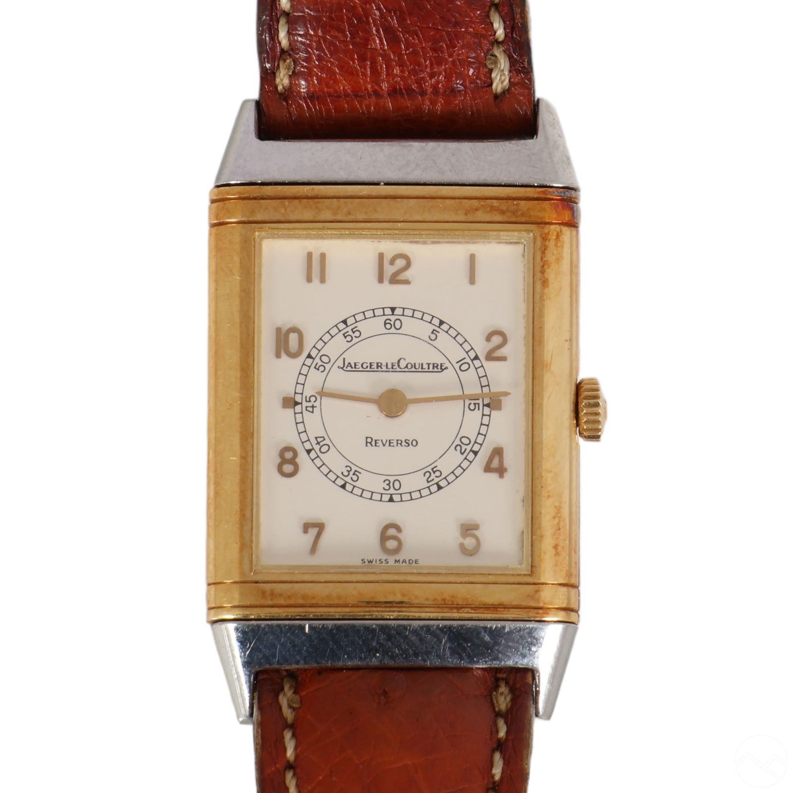 Jaeger LeCoultre Reverso 18k & Steel 141.001 Watch (1 of 6)