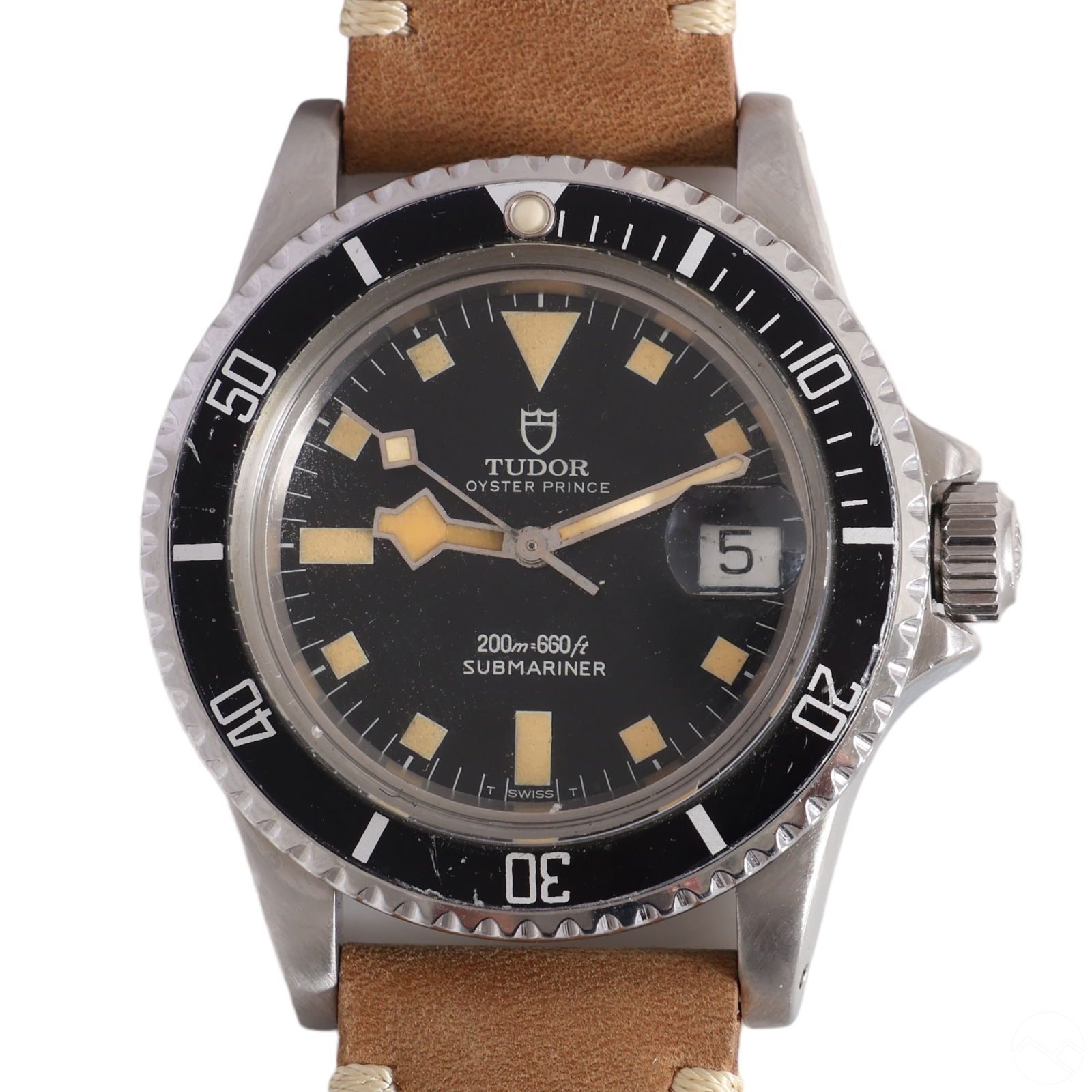 Tudor Submariner 9411 0 Snowflake Black Dial Watch (1 of 6)