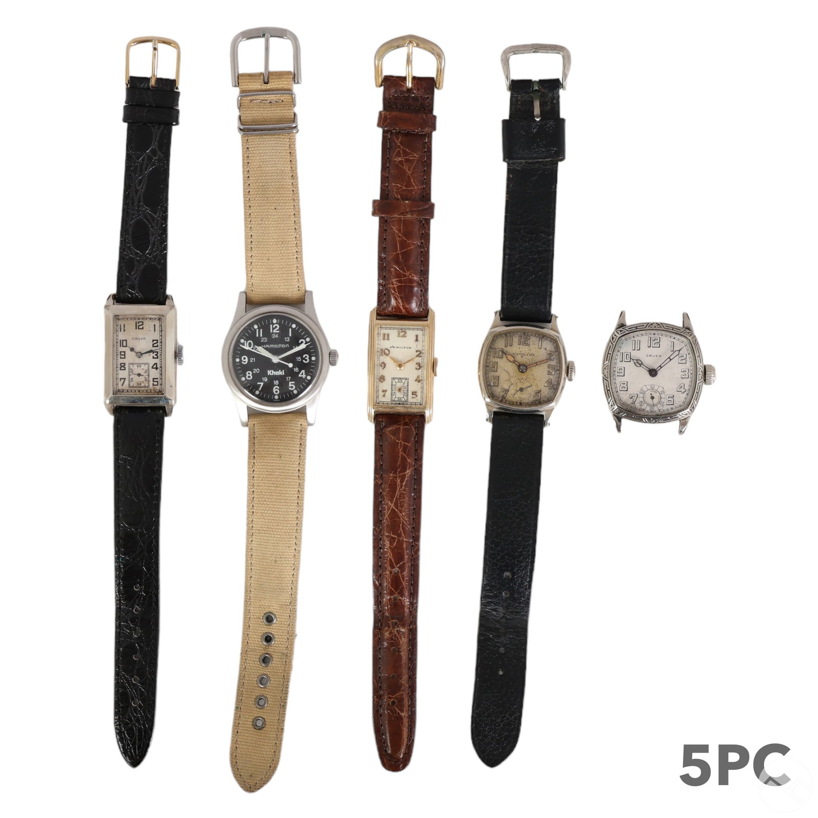 Hamilton Gruen 14k Gold & Gold Filled Watch 5p LOT (1 of 5)