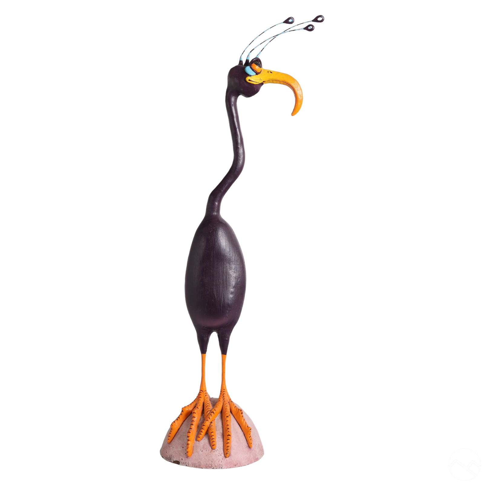 Todd Warner b.1945 LE Whimsical Art Bird Sculpture (1 of 9)