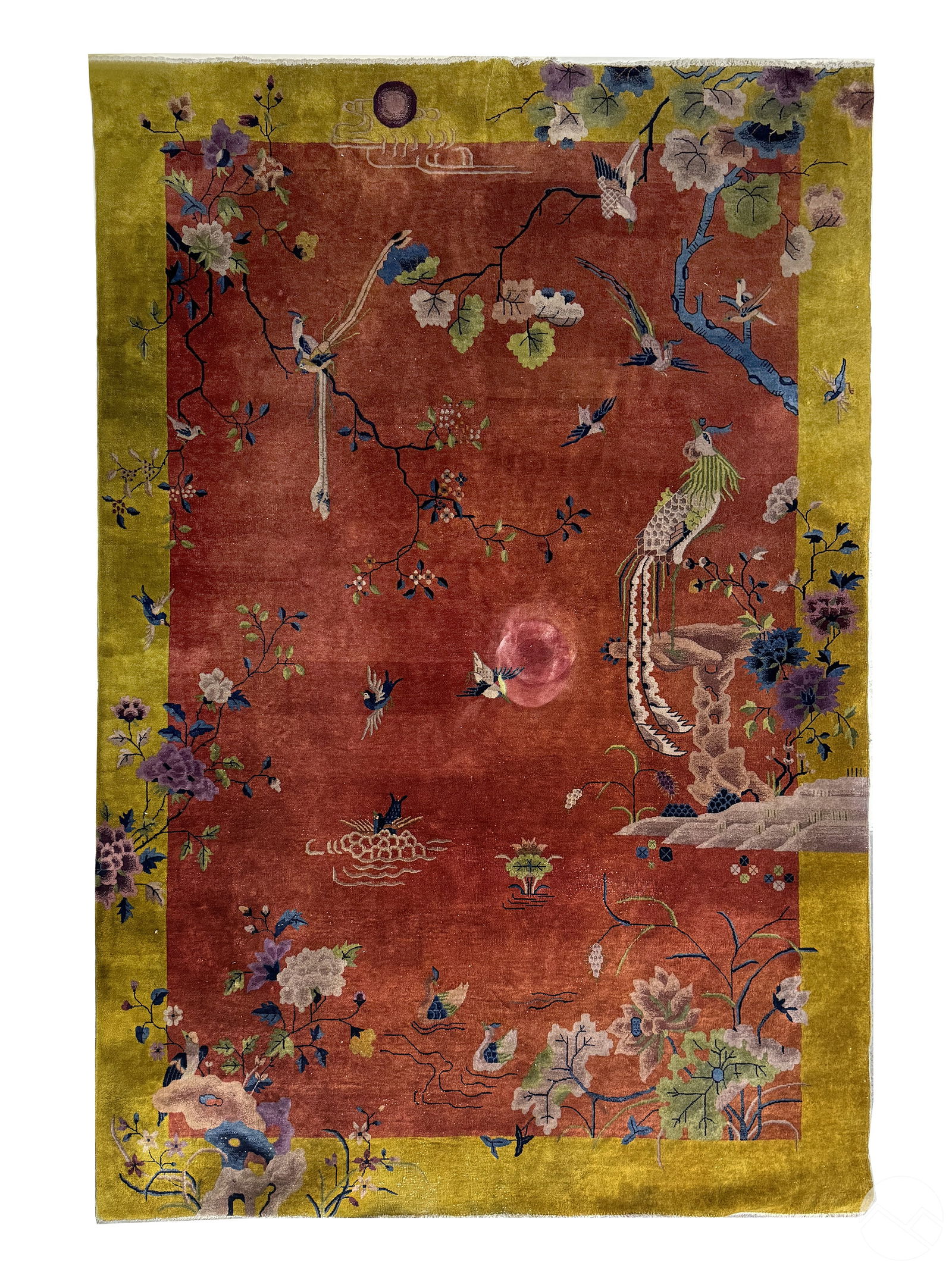 Art Deco Walter Nichols Style Chinese Area Rug (1 of 6)