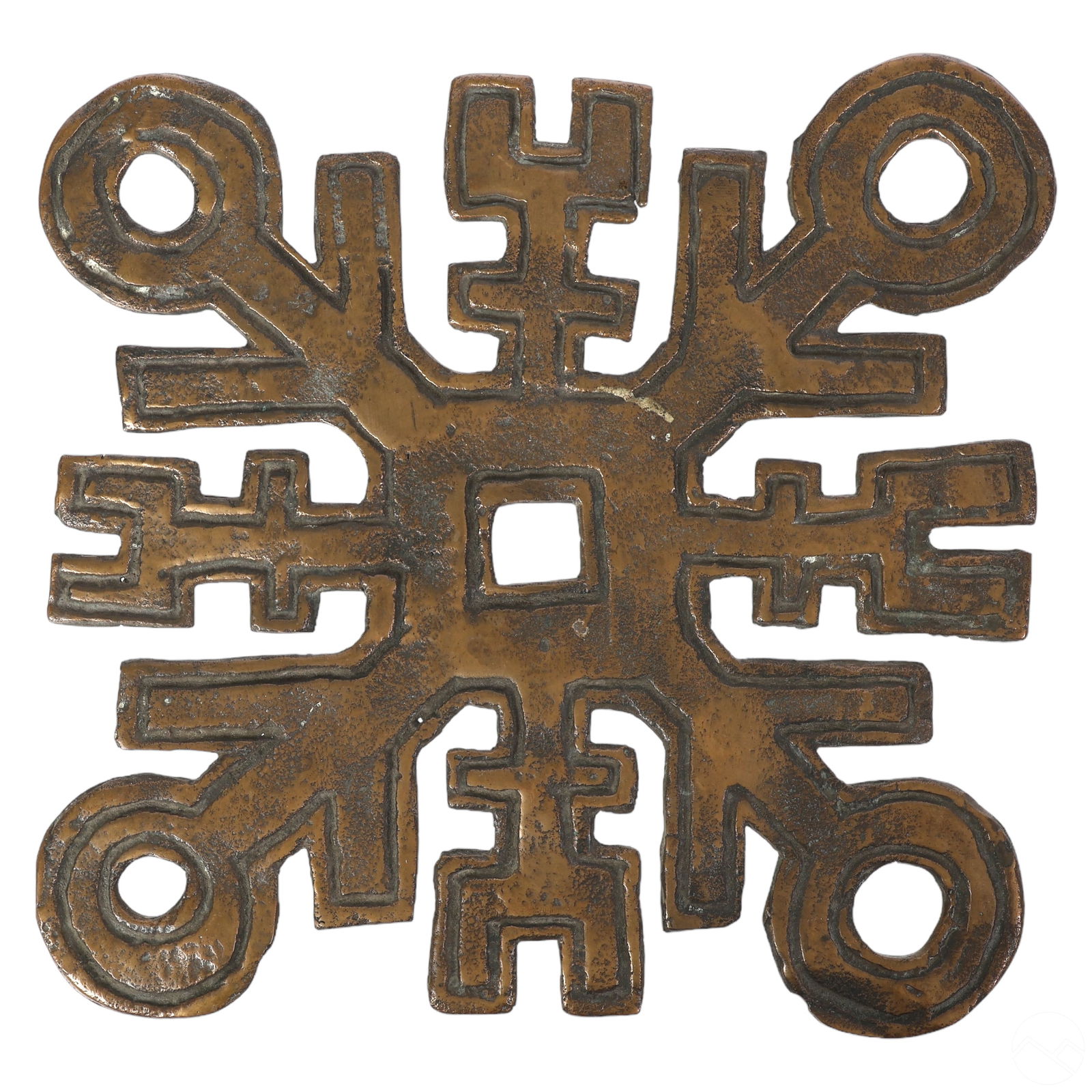 Gio & Arnaldo Pomodoro 20C Gilt Bronze Sculpture (1 of 5)