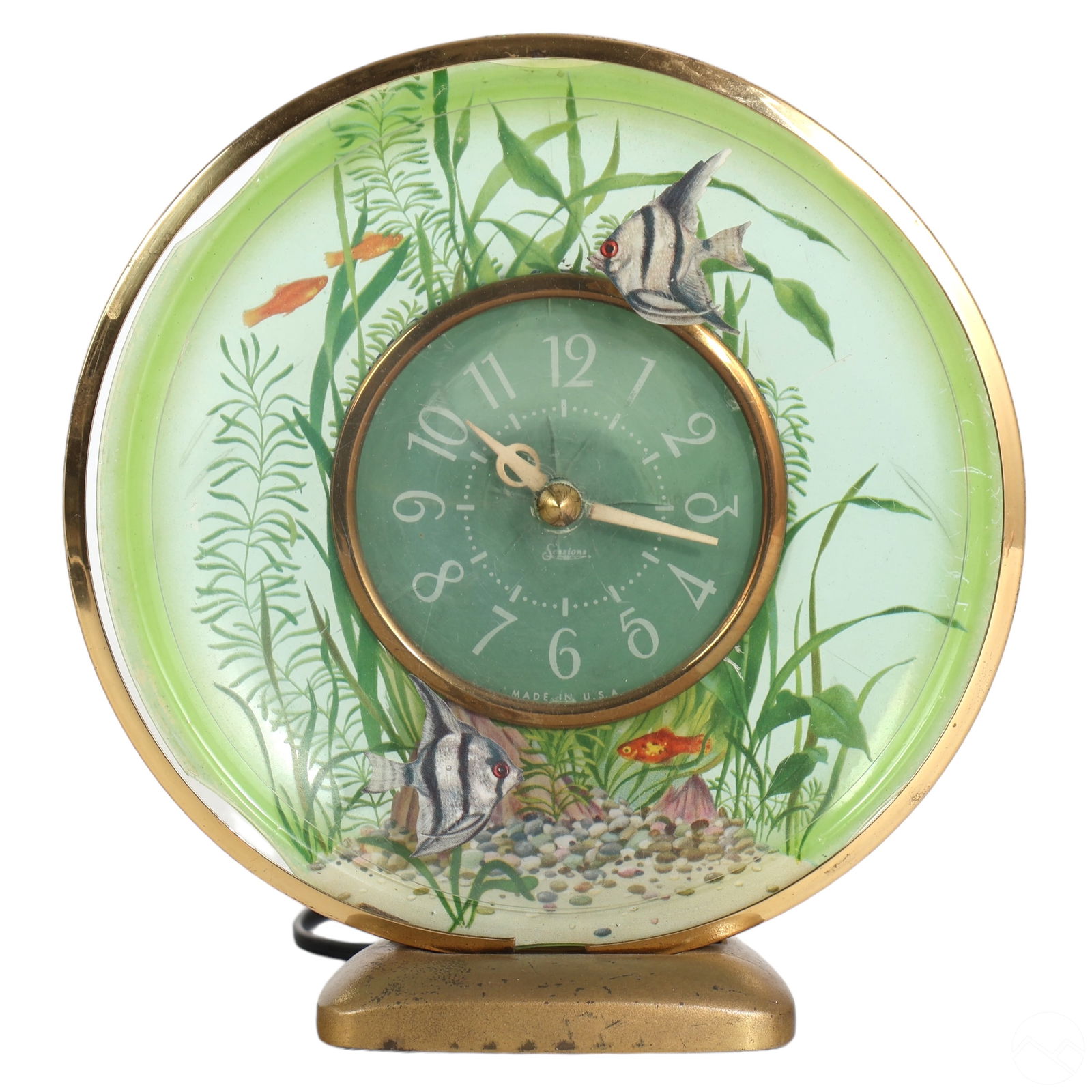 Sessions Mid Century Modern Fish Aquarium Clock (1 of 10)