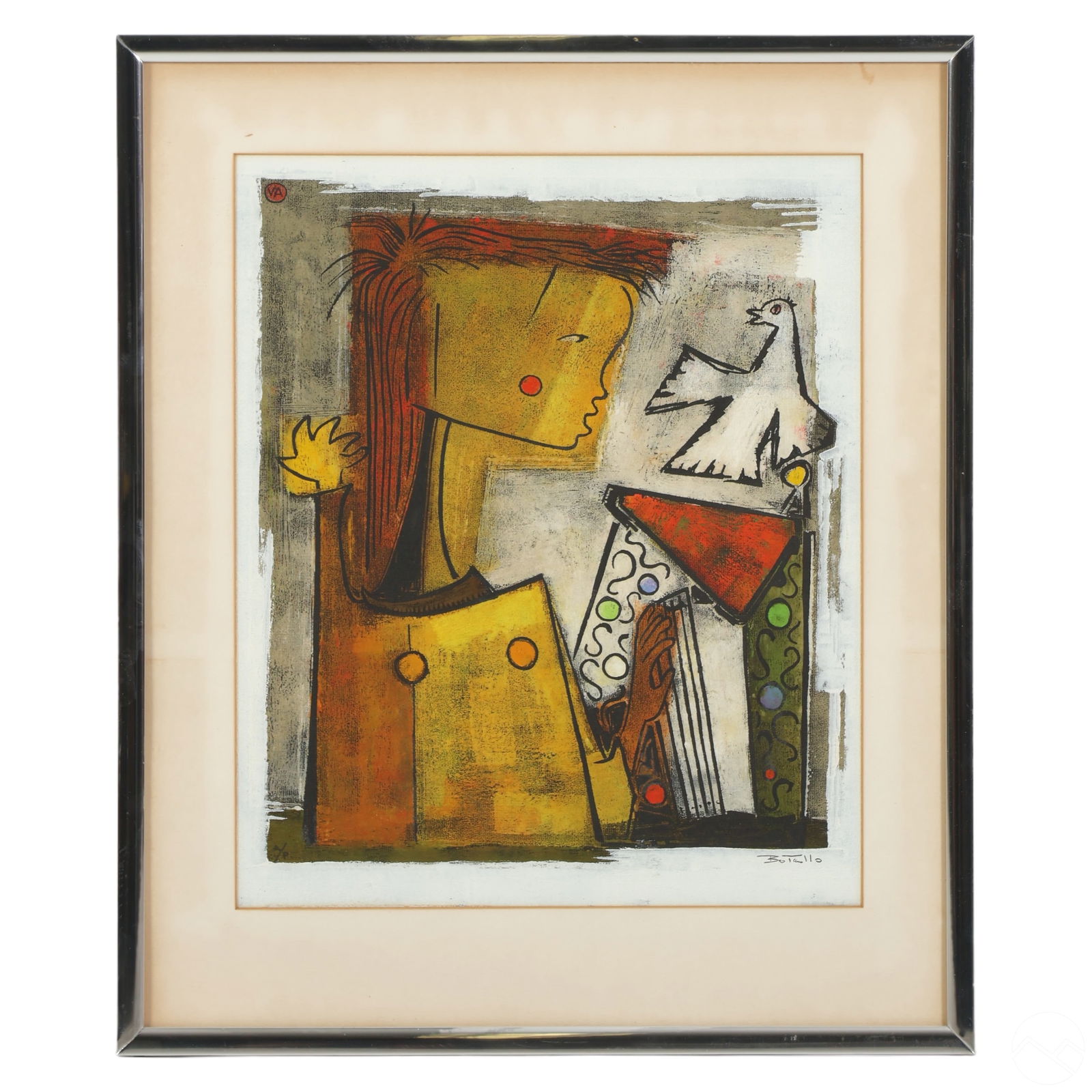 Angel Botello 1913-1986 Linocut AP Print SIGNED (1 of 7)