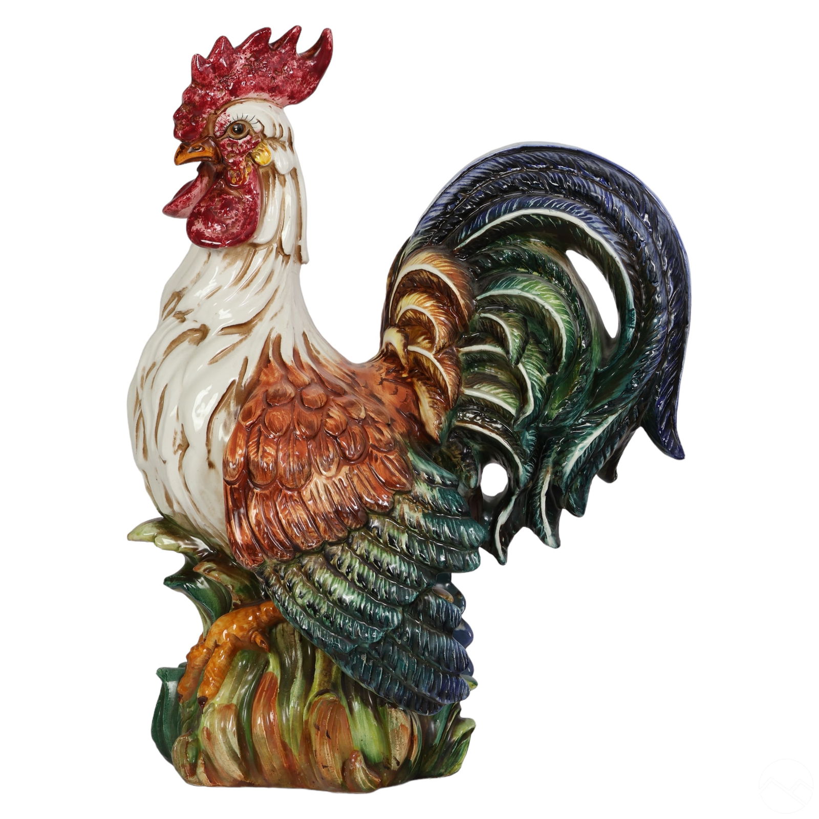 Intrada Italian Ceramic Pottery Rooster Sculpture (1 of 8)
