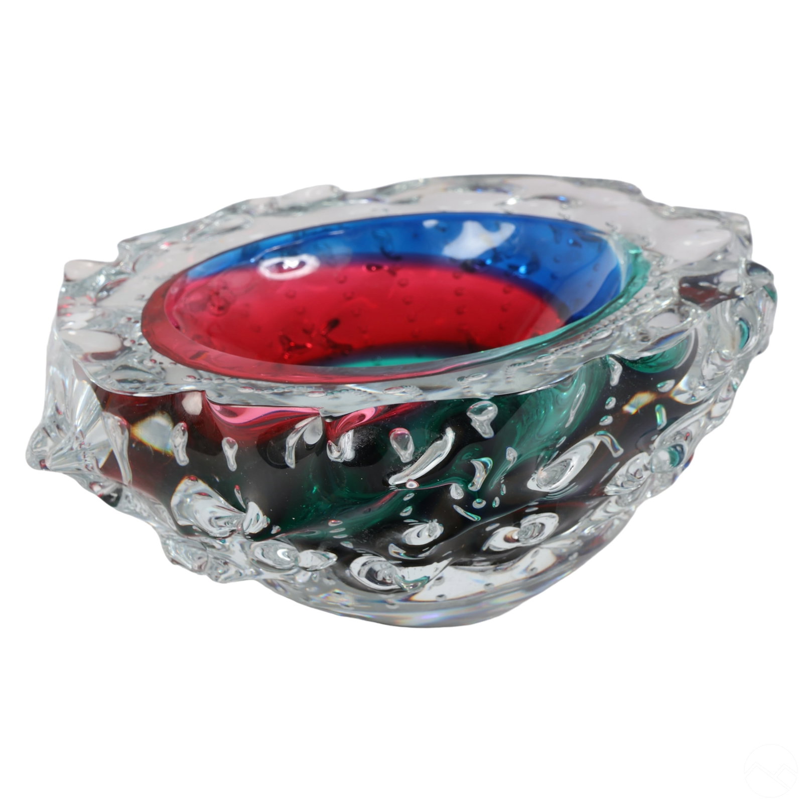 Leon Applebaum (b.1945) Sculptural Art Glass Bowl (1 of 5)