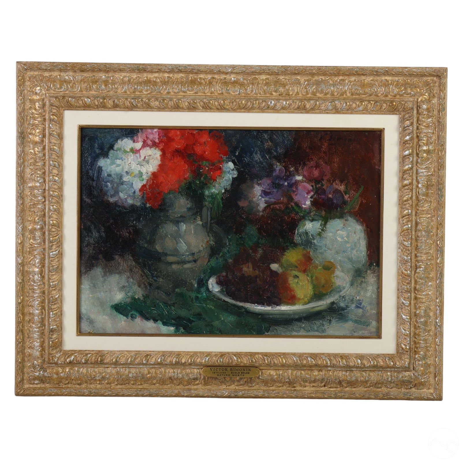 Victor Simonin 1877-1946 Still Life Oil Painting (1 of 8)