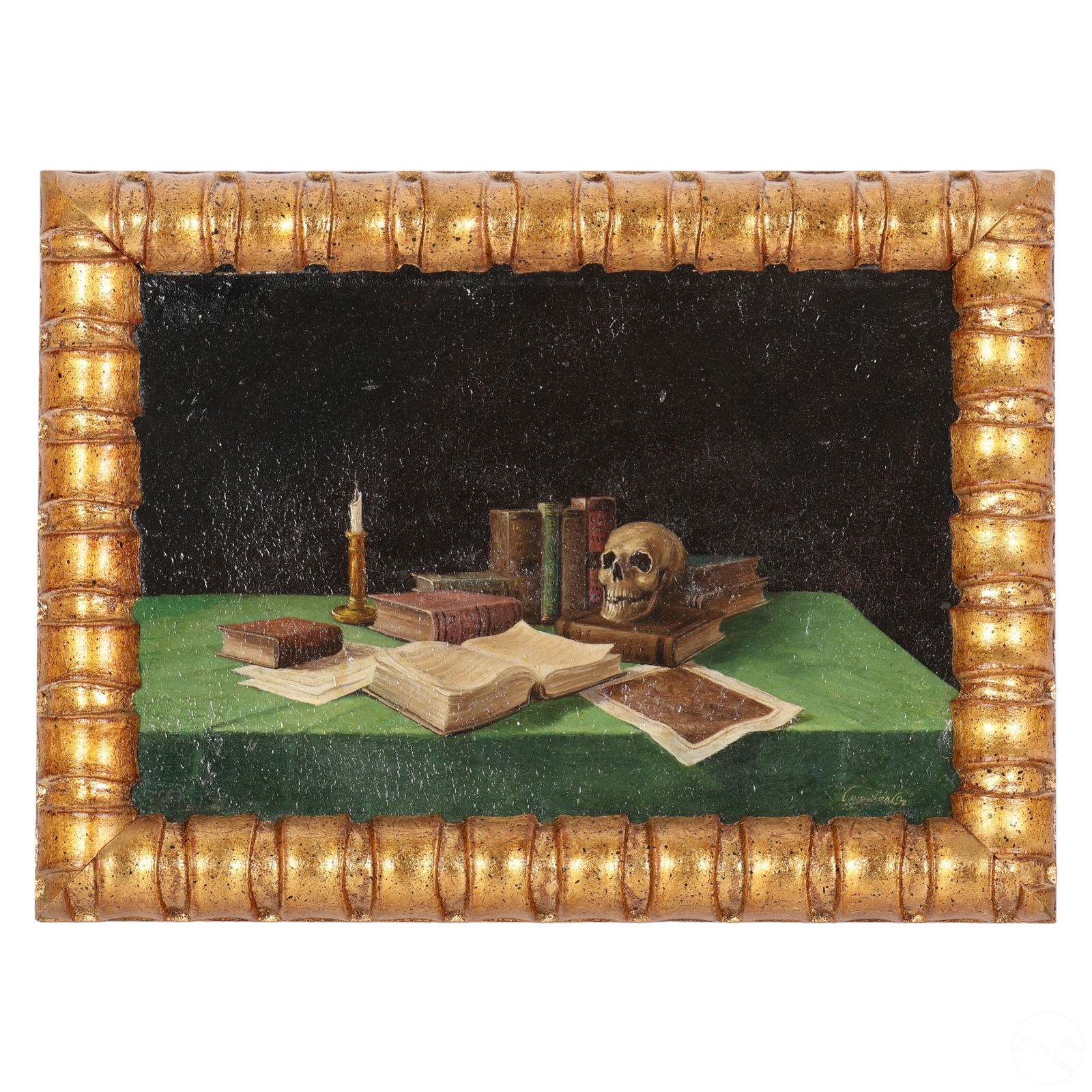 Italian Antique Memento Mori Still Life Painting (1 of 5)