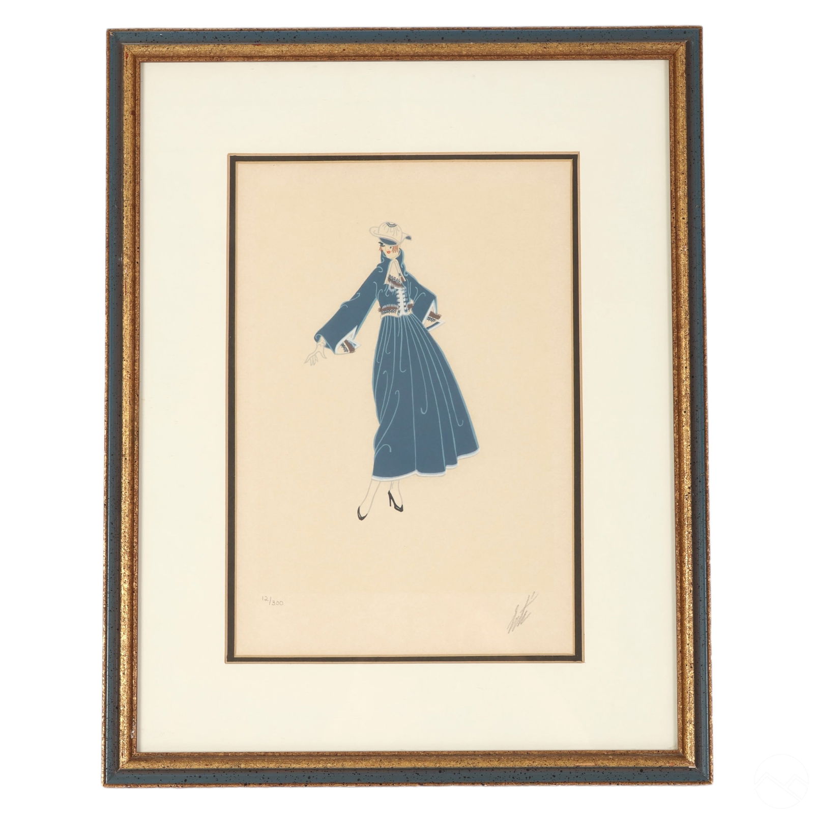 Erte 1892-1990 Bon Soir LE Lithograph Print SIGNED (1 of 7)