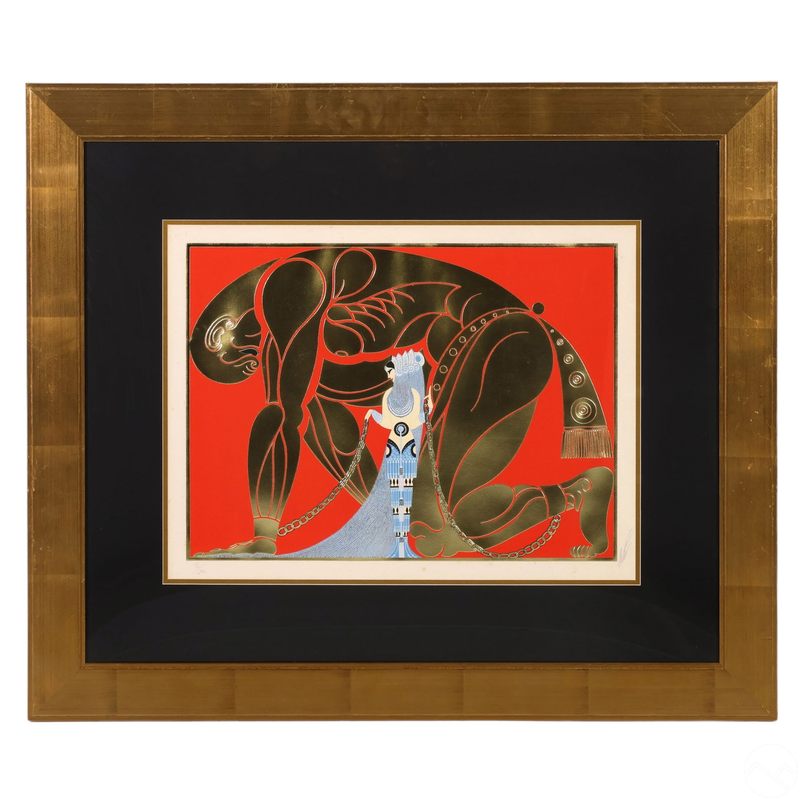 Erte 1892-1990 Samson and Delilah Serigraph SIGNED (1 of 7)