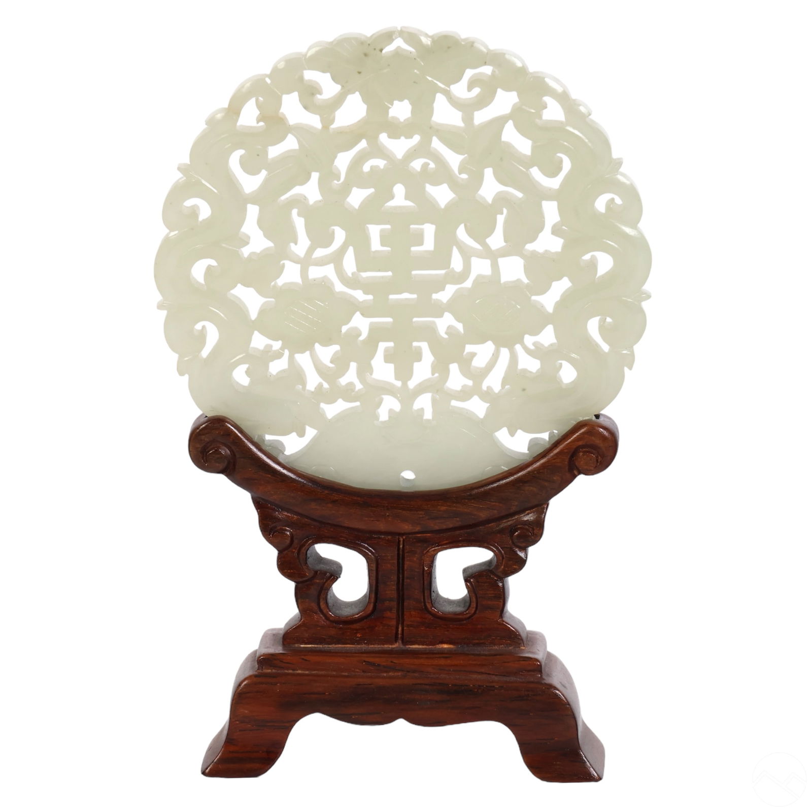 Chinese Antique White Nephrite Jade Pendant Plaque (1 of 5)