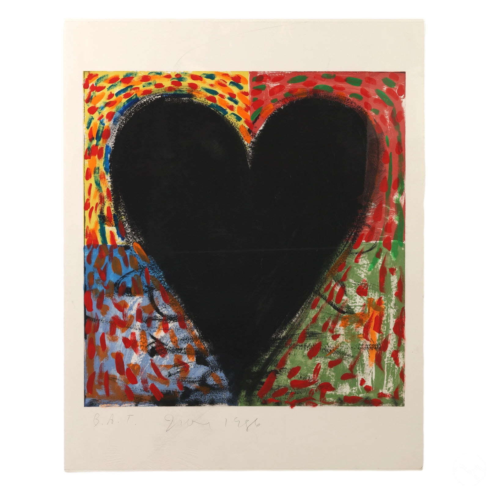 Jim Dine b.1935 Mandala 1986 LE Drypoint Etching (1 of 8)