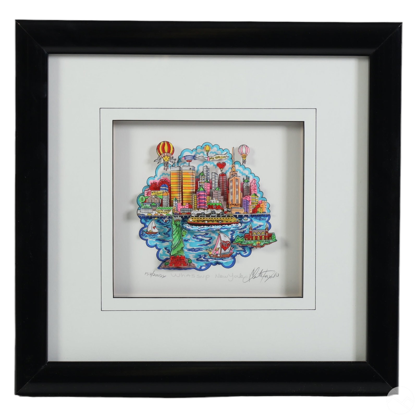Charles Fazzino b.1955 New York Serigraph SIGNED (1 of 7)