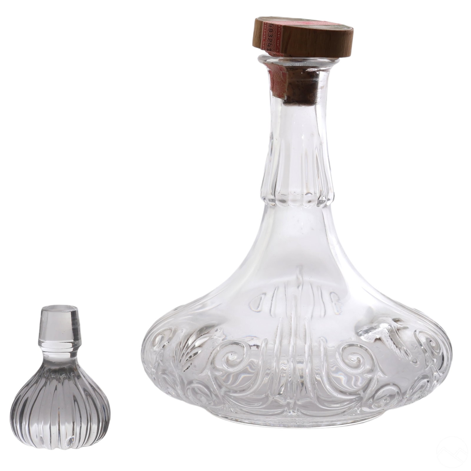 Baccarat Crystal Wild Turkey Decanter & Wood Crate (1 of 9)