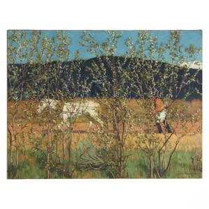 Ernest Martin Hennings (American, 1886-1956) Spring Plowing