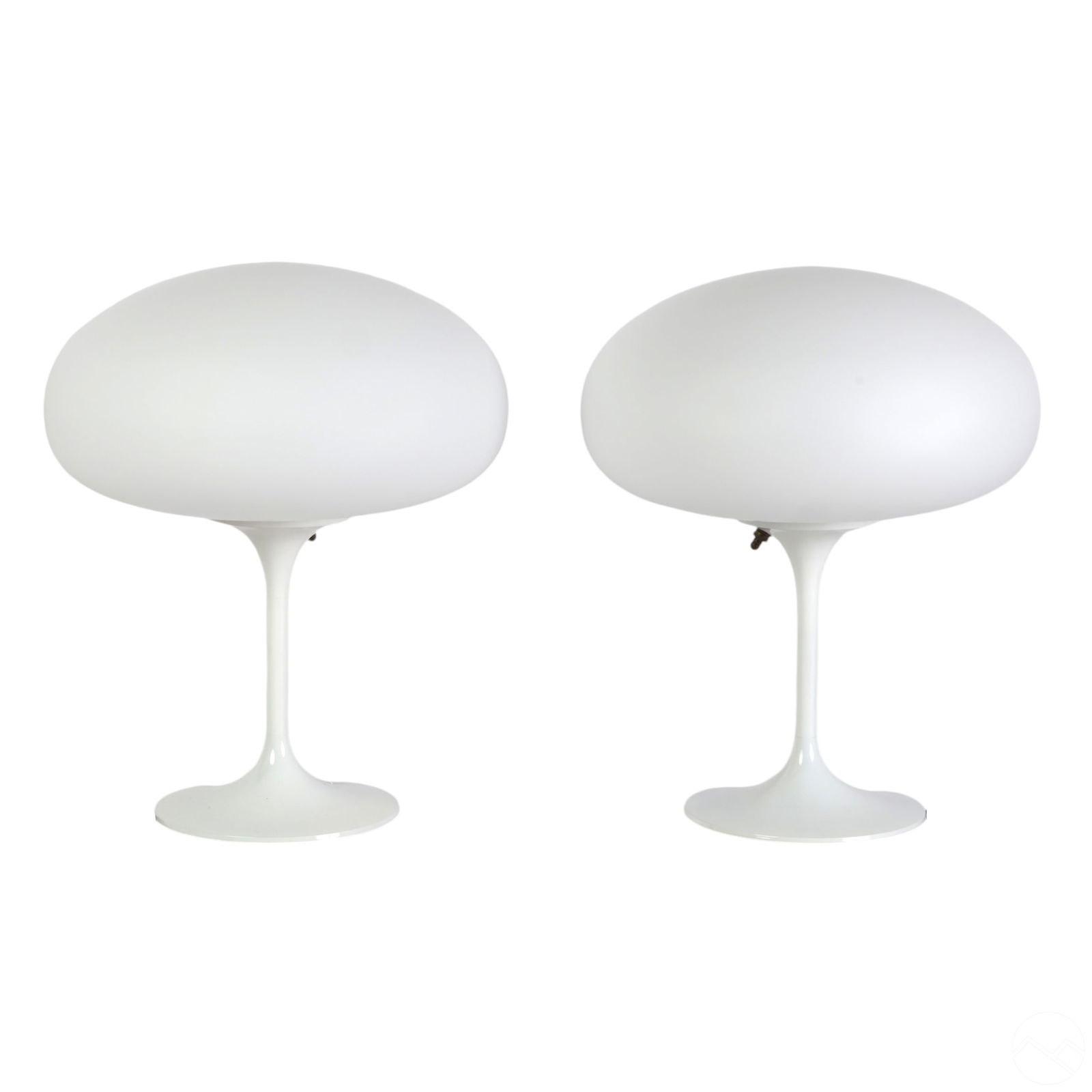Stemlite Designline White Pair of Mushroom Lamps (1 of 6)