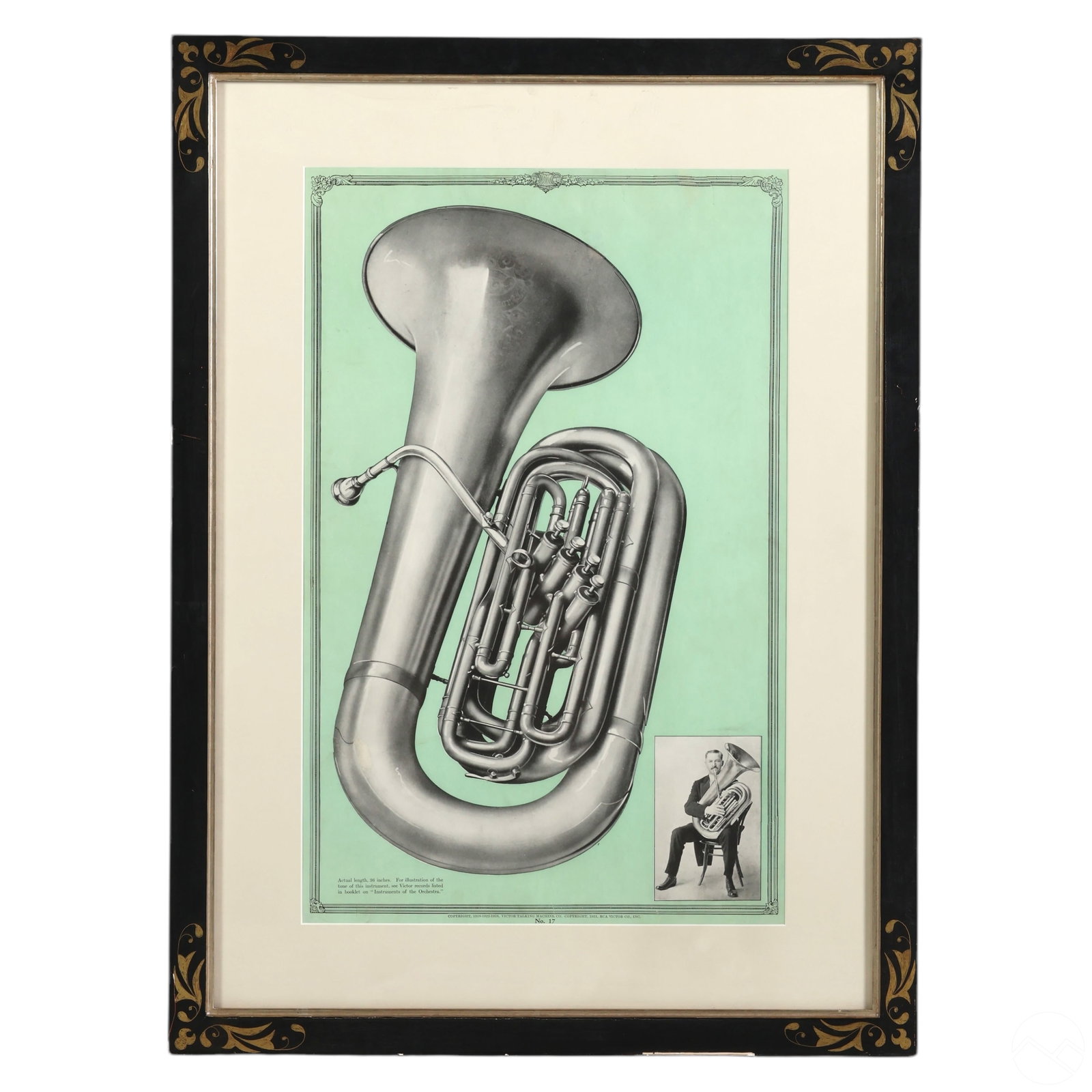 RCA Victor French Horn Vintage Advertising Poster (1 of 7)