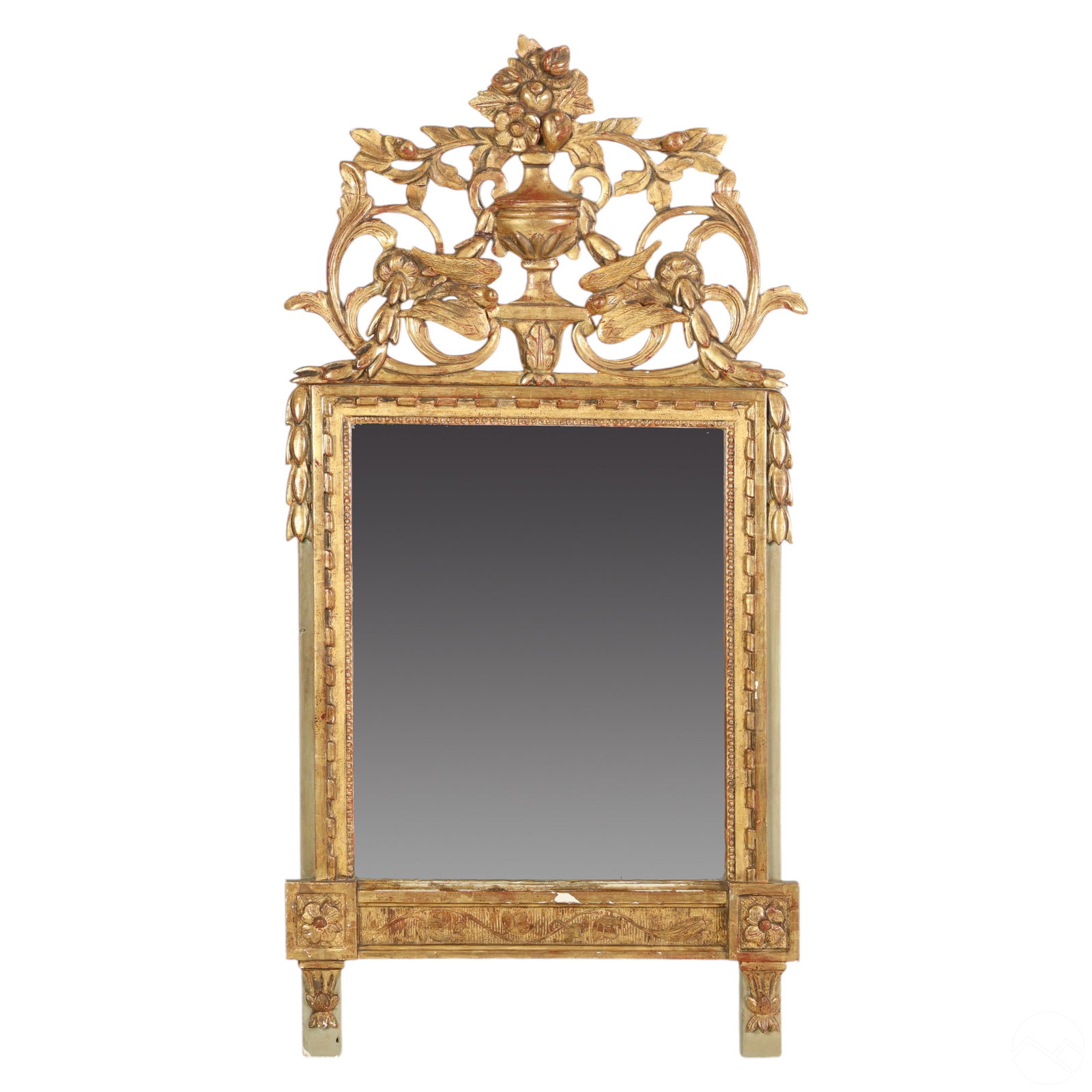 19C Italian Neoclassical Ornate Giltwood Mirror (1 of 5)