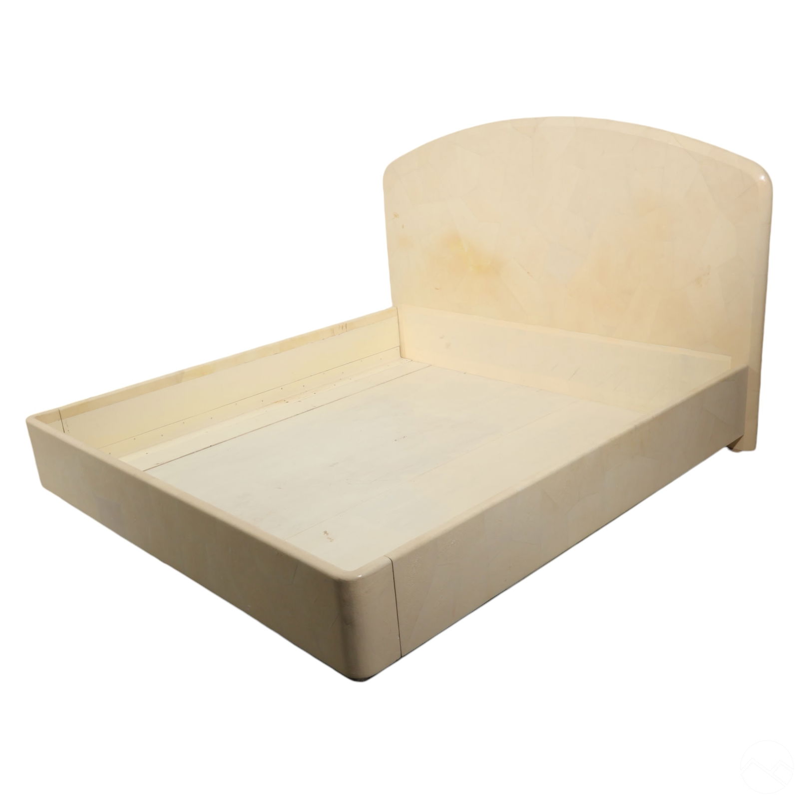 French Art Deco Style Shagreen King Size Bed Frame Auction