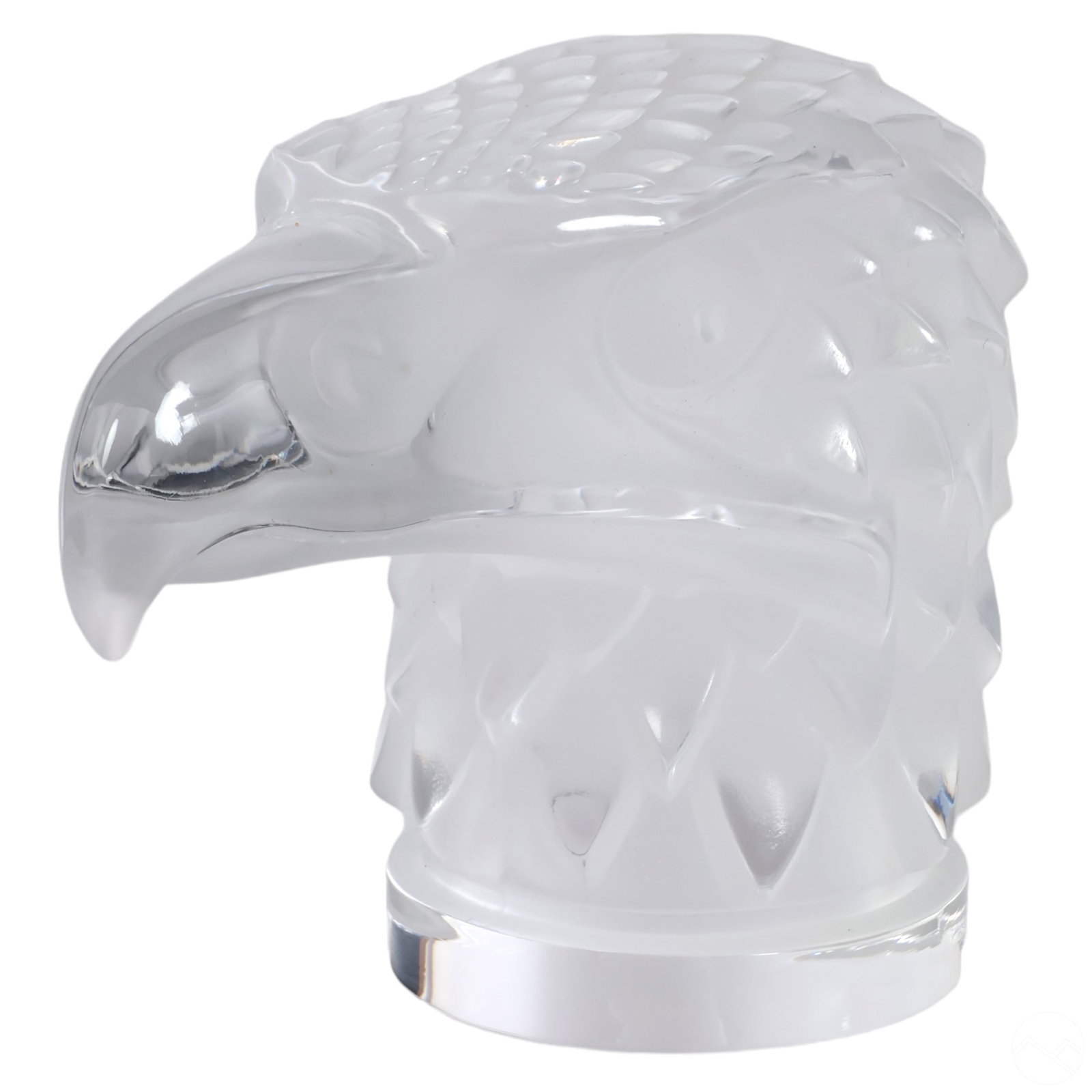 Lalique Crystal Eagle Bust Hood Ornament Mascot (1 of 5)