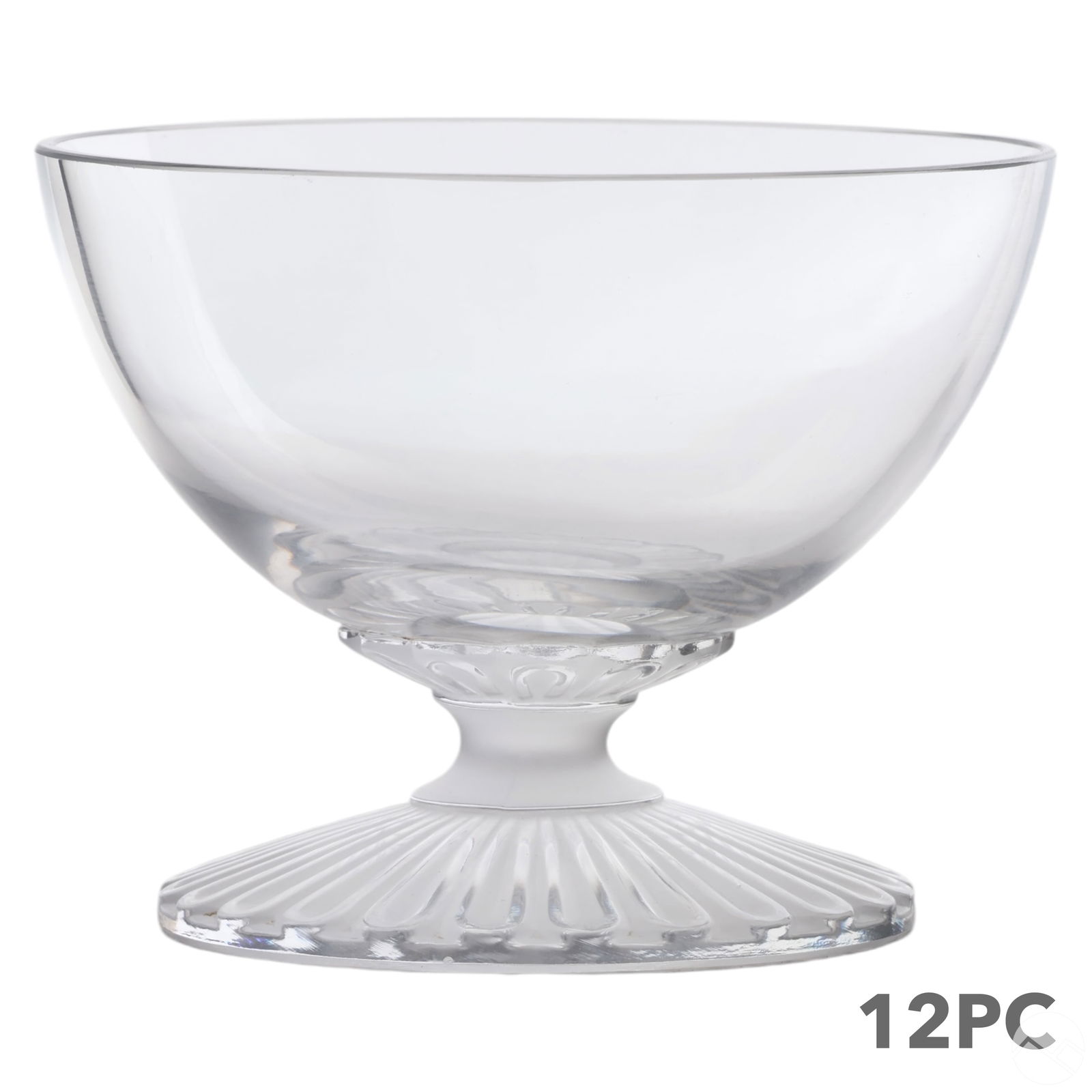 Lalique Crystal Elvire Dessert Bowls 12pc. SET (1 of 4)