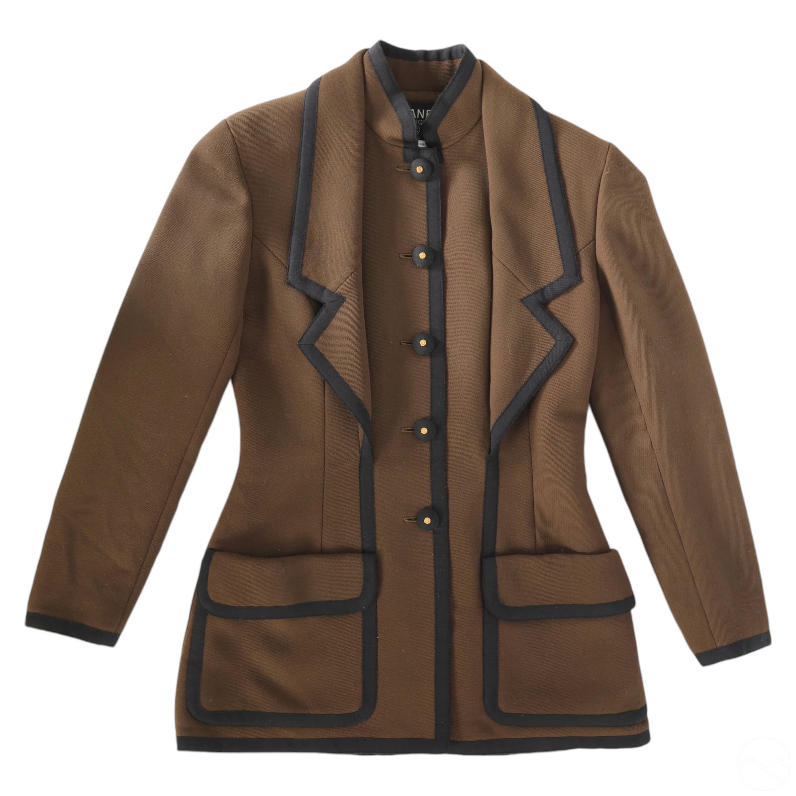 Chanel Vintage Double Lapel Blazer Jacket Sz 40 (1 of 5)