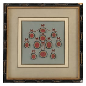 Antique Grand Tour Red Intaglio Framed Collection